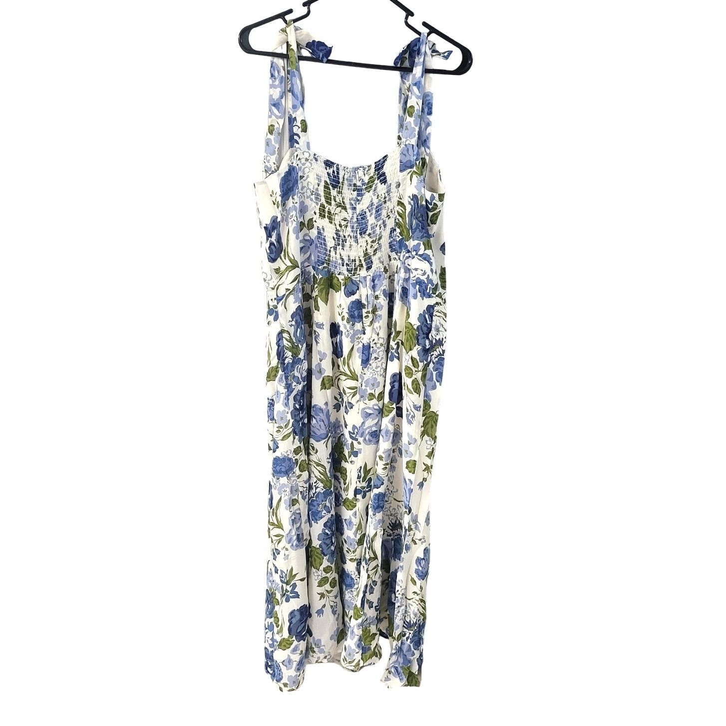 Reformation Reformation Nadira Dress in Lucca Floral Pattern - Size 18 Size XXL / US 16-18 / IT 52-54 - 2 Thumbnail