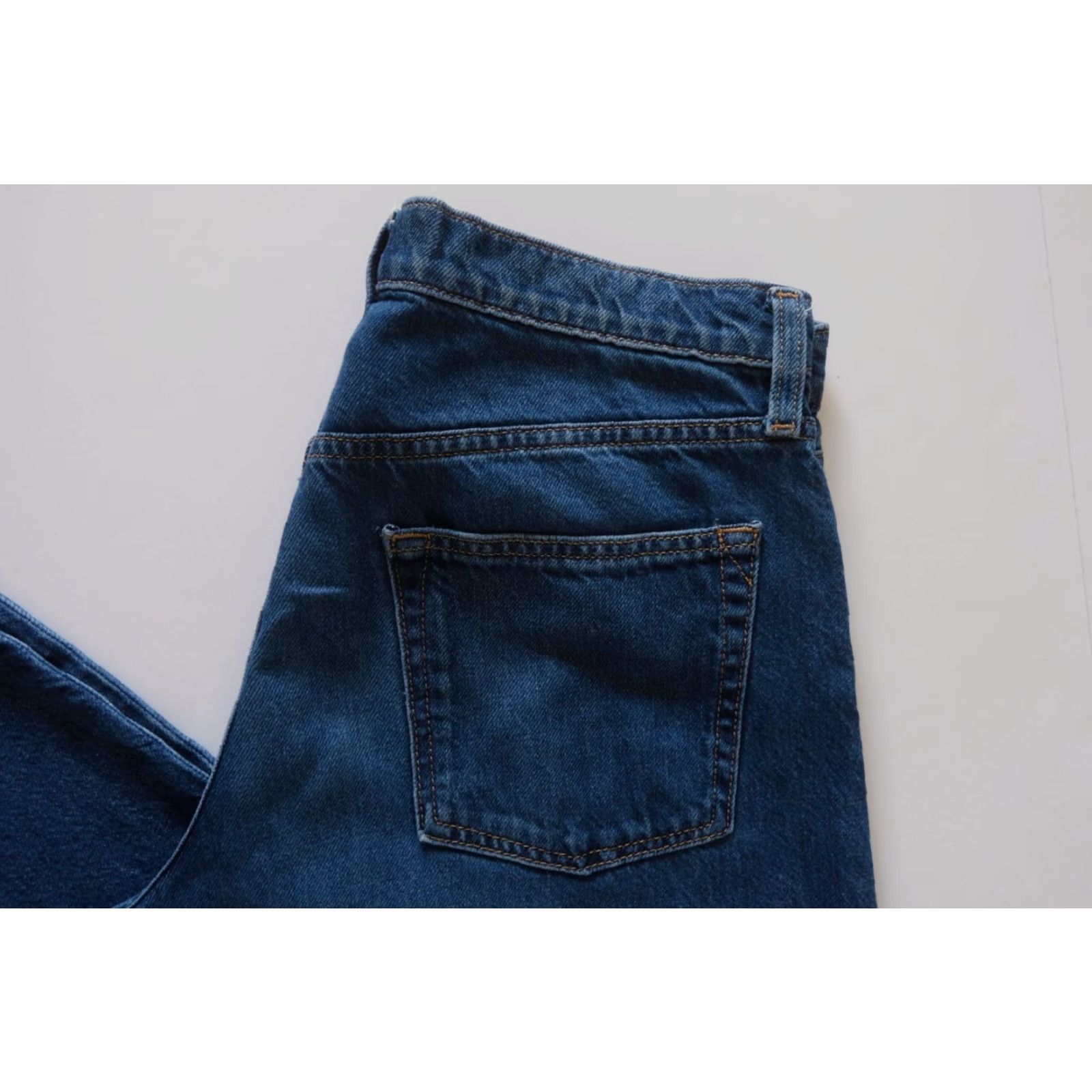 Gap VINTAGE GAP WIDE LEG SUPER BAGGY Y2K RETRO BLUE DENIM JEANS 28x31 Womens 6L Size 28" / US 6 / IT 42 - 4 Thumbnail