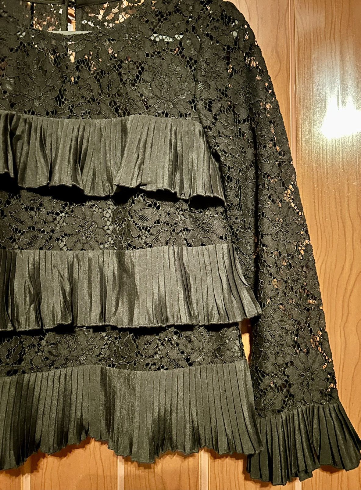 J.Crew J Crew black ruffle top Size XXS / US 00 / IT 34 - 5 Thumbnail