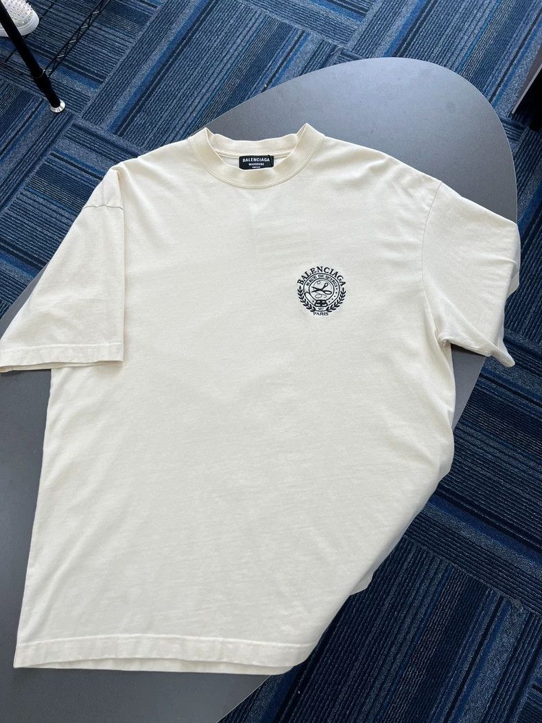 Balenciaga Balenciaga Wheat Shears Short Sleeve Tee - dmc Size US XS / EU 42 / 0 - 1 Thumbnail