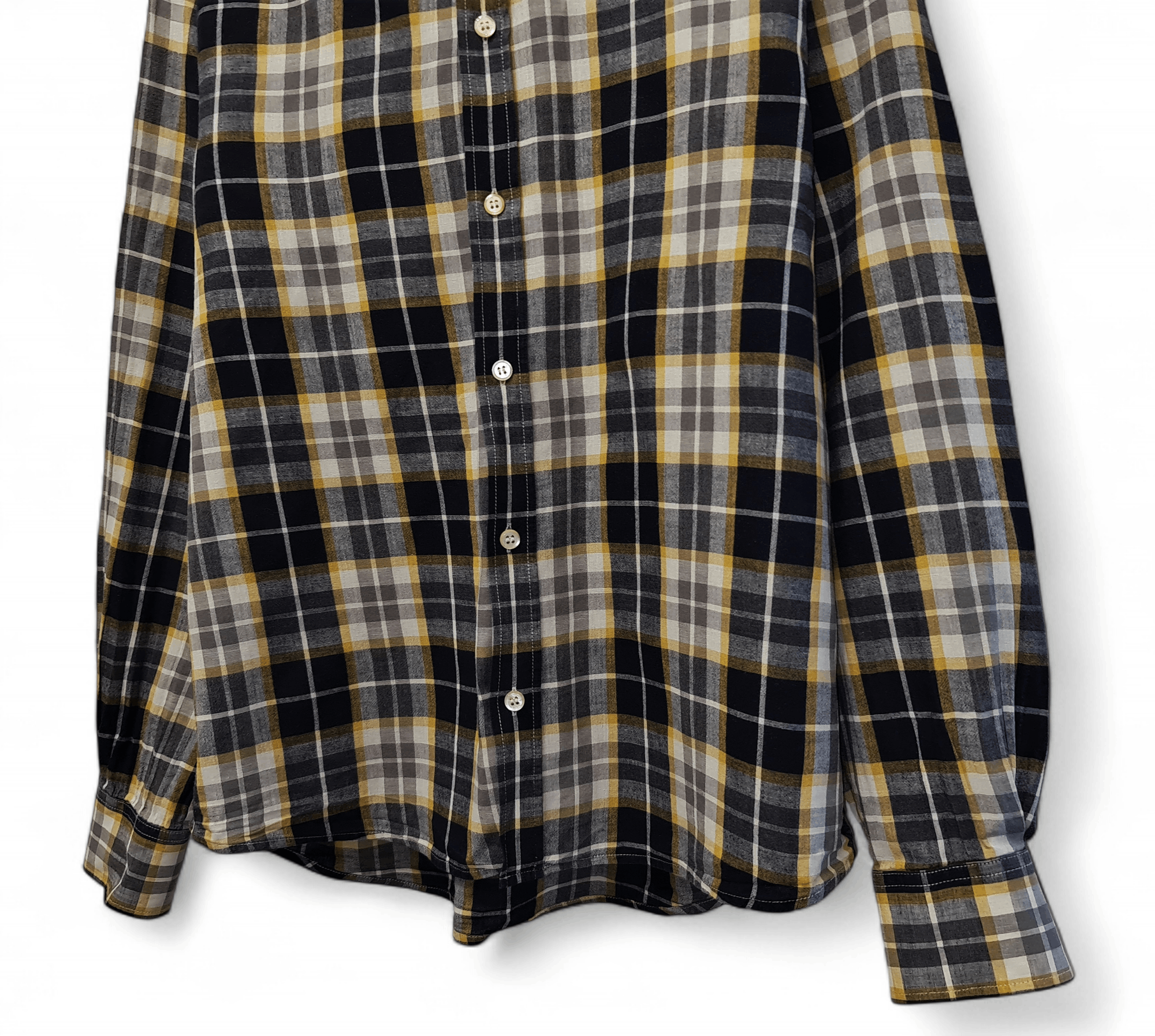 A.P.C. A.P.C. Check Flannel Shirt Size US M / EU 48-50 / 2 - 5 Thumbnail