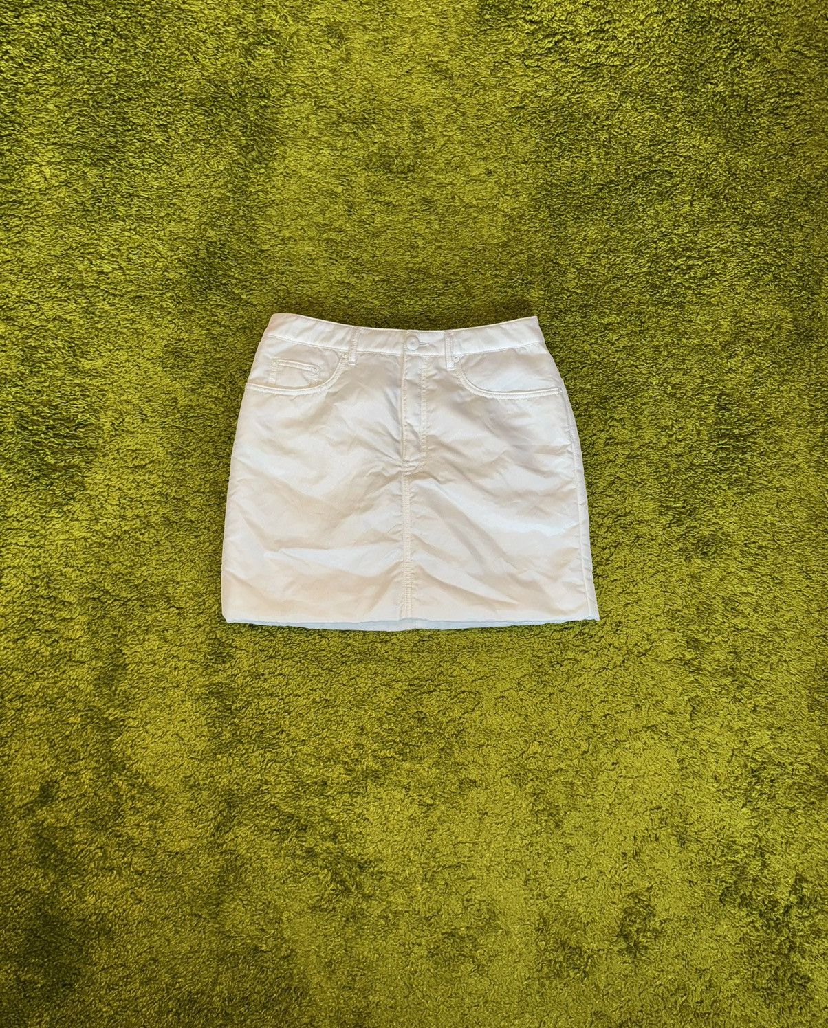 Designer × MM6 × Maison Margiela A/W 2019 Maison Martin Margiela MM6 nylon mini skirt Size 28" / US 6 / IT 42 - 1 Thumbnail