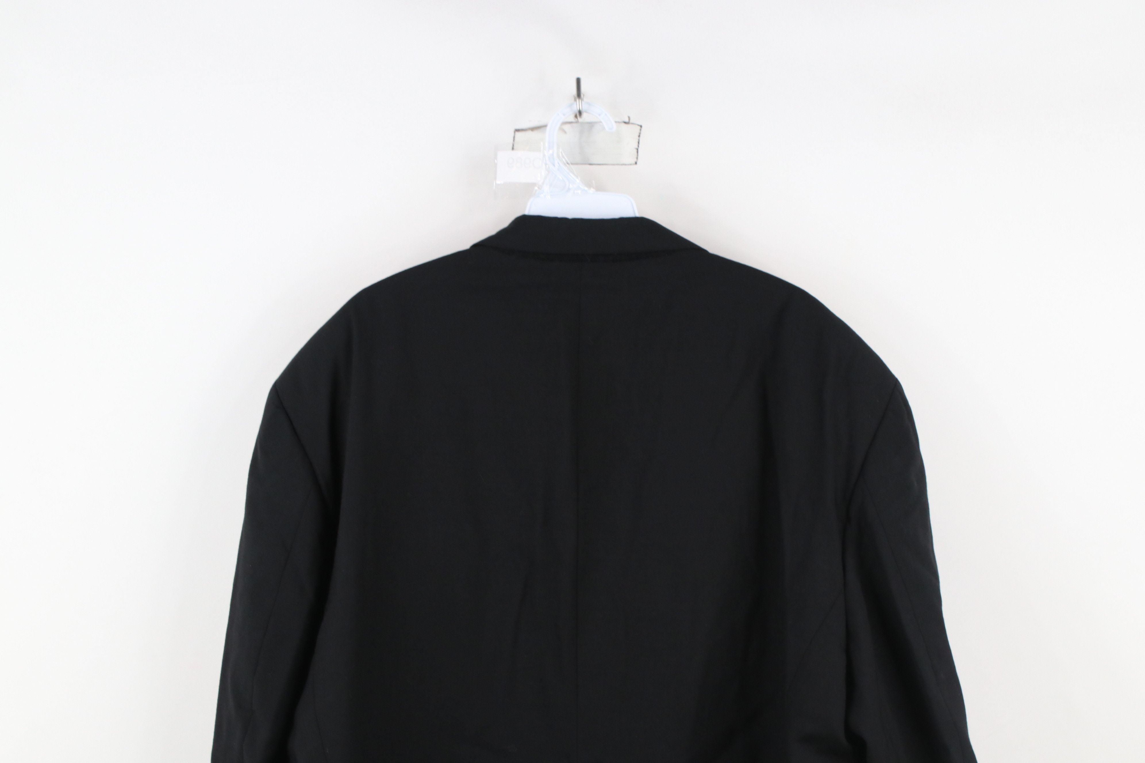 Vintage Vintage 90s Streetwear Suit Coat Blazer Jacket Black USA Size US XXL / EU 58 / 5 - 15 Thumbnail