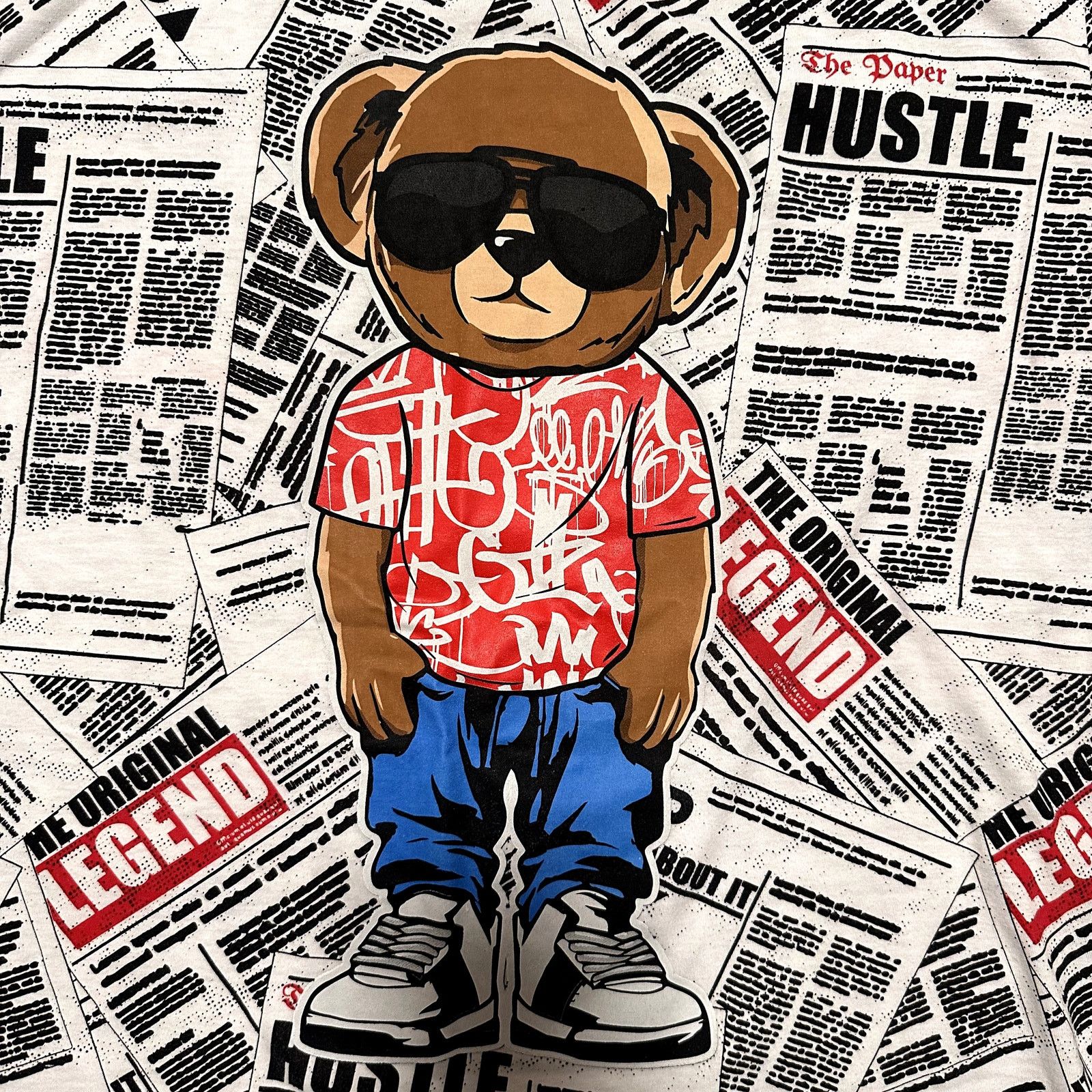 Other Launder Cool Bear White & Black T Shirt Size Large Size US L / EU 52-54 / 3 - 2 Thumbnail