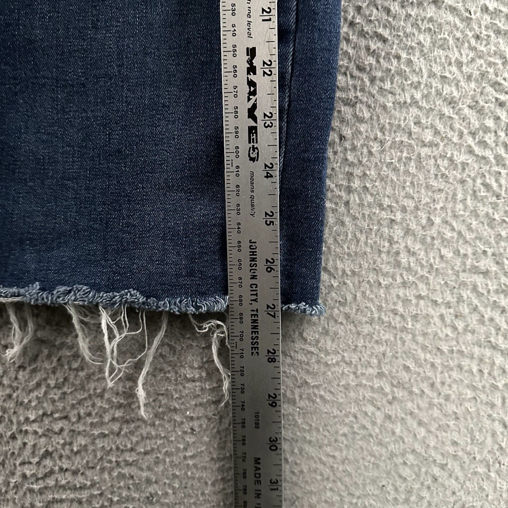 Abercrombie & Fitch Abercrombie & Fitch Womens Skirt Denim Blue 10 Knee Length Cotton Spandex Stretch Pencil Straight Vintage? Size 32" / US 10 / IT 46 - 6 Thumbnail