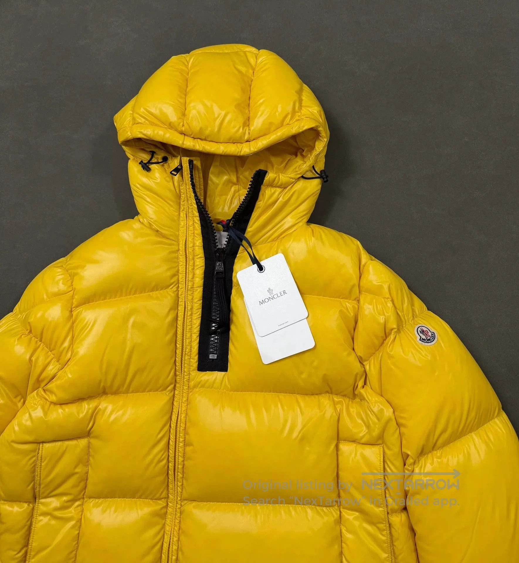 Moncler Moncler Guitry Asymmetric Hooded Down Jacket. Size US XL / EU 56 / 4 - 4 Thumbnail