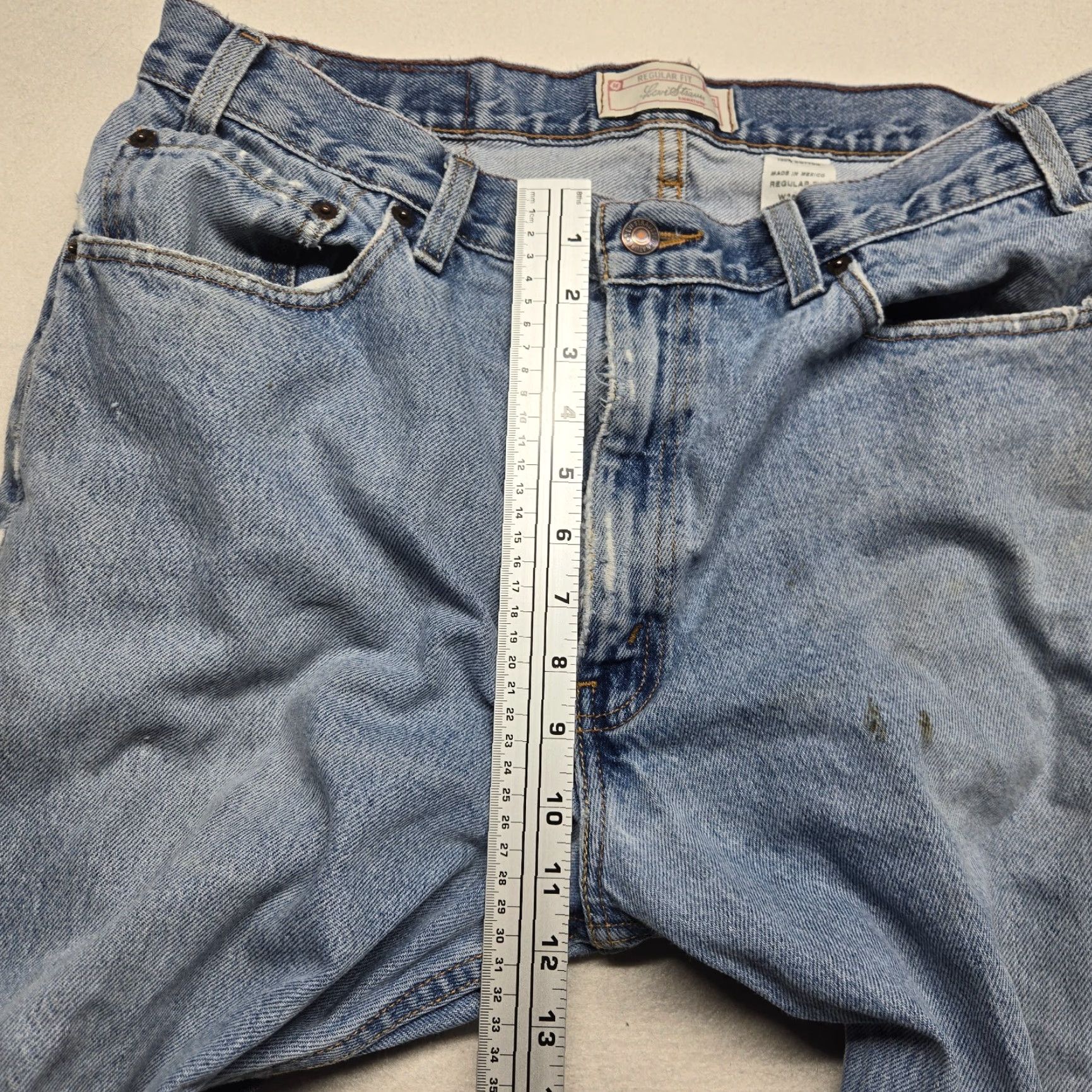 Levi's VINTAGE Levi's Jeans Blue Regular Fit 90s Men Adult 36 x 32 Denim 5-Pocket Mens Size US 36 / EU 52 - 5 Thumbnail