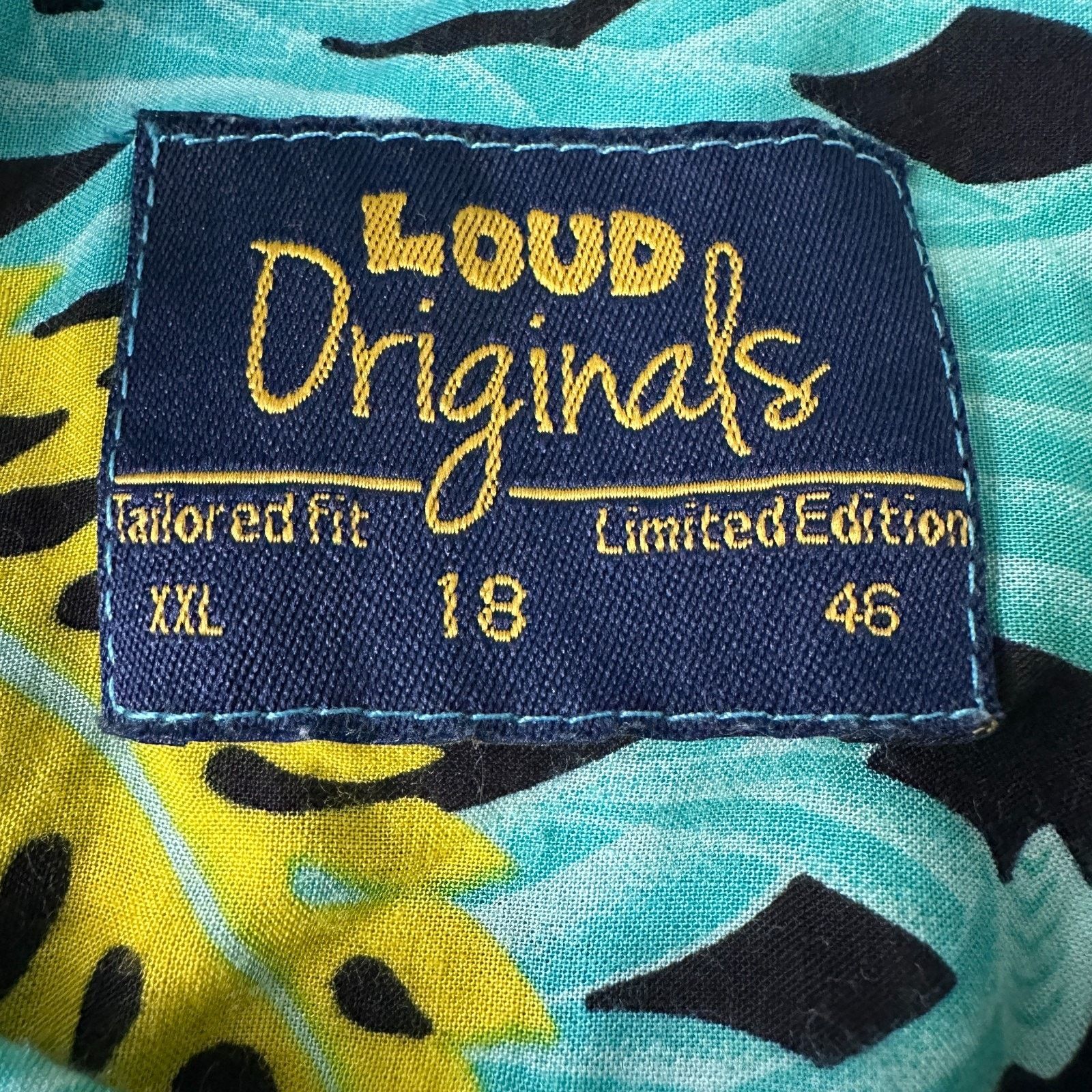 Other Loud Original Shirt Men 2XL Yellow Feathers & Green Grass Size US XXL / EU 58 / 5 - 6 Thumbnail