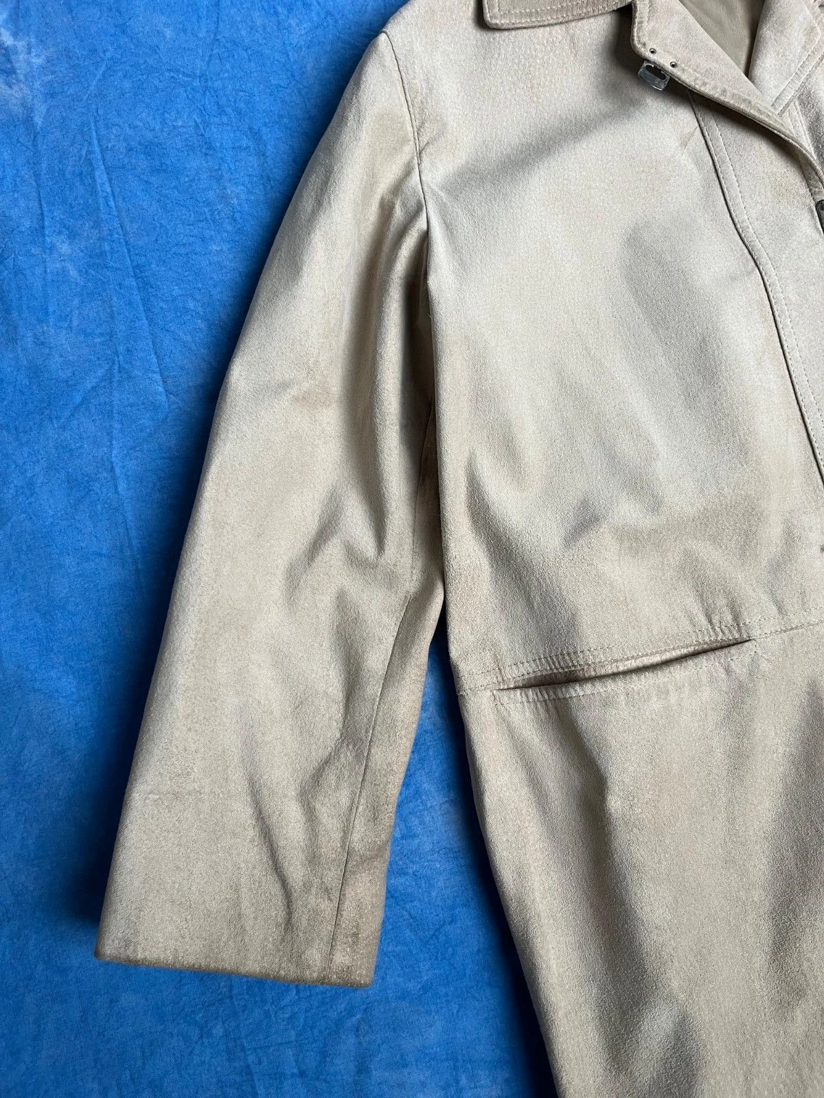 Holt Renfrew Vintage 90s Holt Renfrew Leather Fireman Jacket Made in USA Size US XS / EU 42 / 0 - 7 Thumbnail