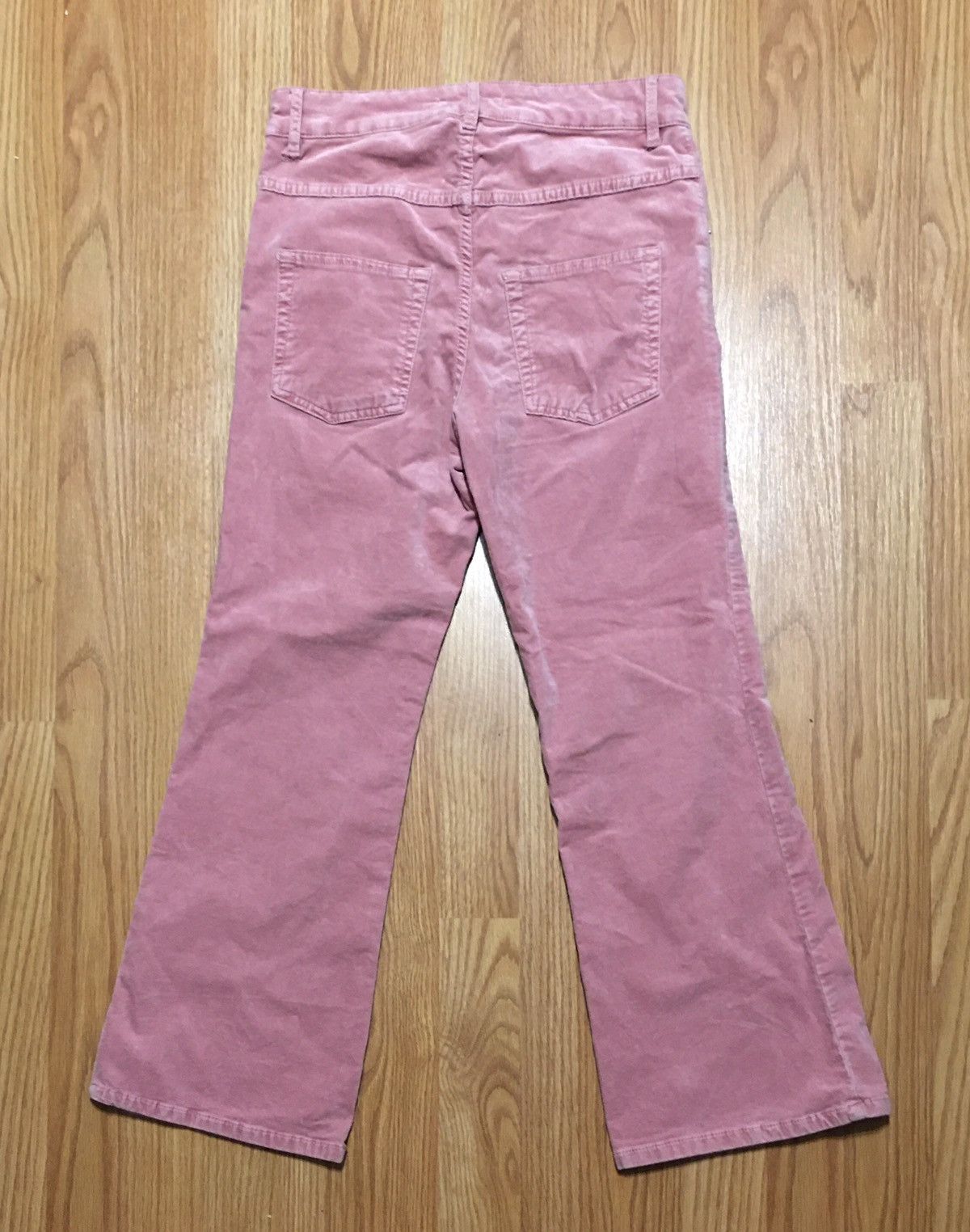 Isabel Marant Isabel Marant Etoile Pink Anyree Velvet Trousers EU 36 Size 26" / US 2 / IT 38 - 9 Thumbnail