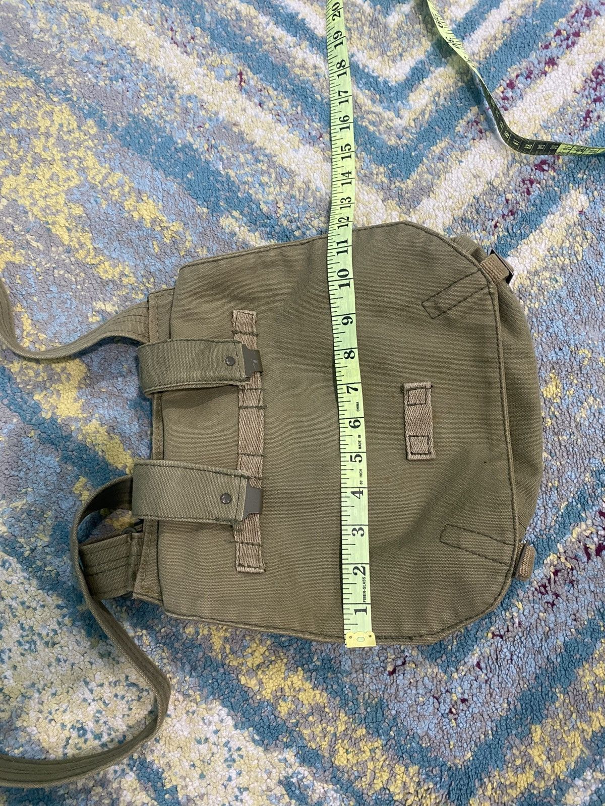 Vintage Rare Vintage 70s Ration Bag Soldiers Issue Field Canvas Nato Size ONE SIZE - 13 Thumbnail