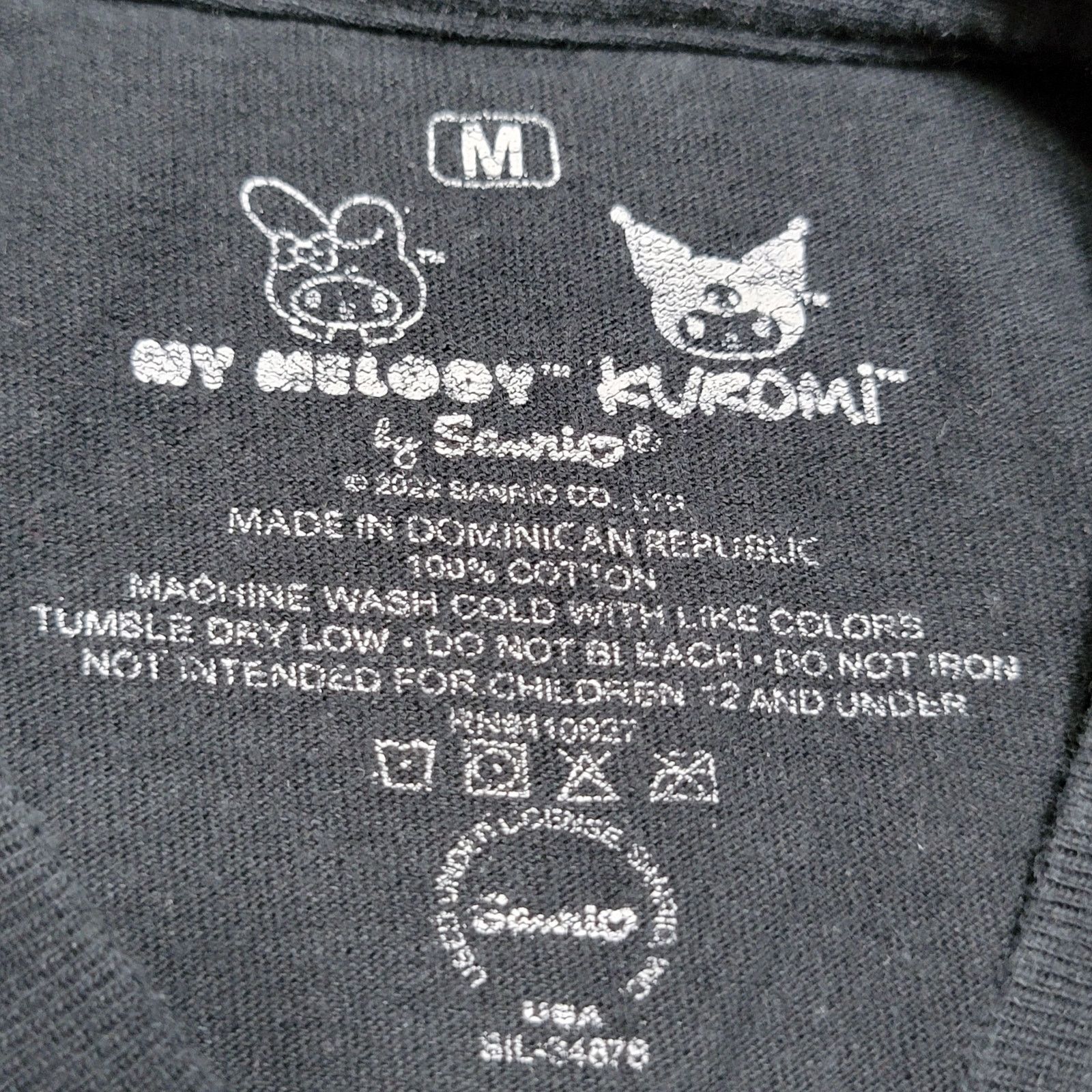 Other Sanrio Black Unisex Tee My Melody Kuromi - Size Medium Size M / US 6-8 / IT 42-44 - 5 Thumbnail