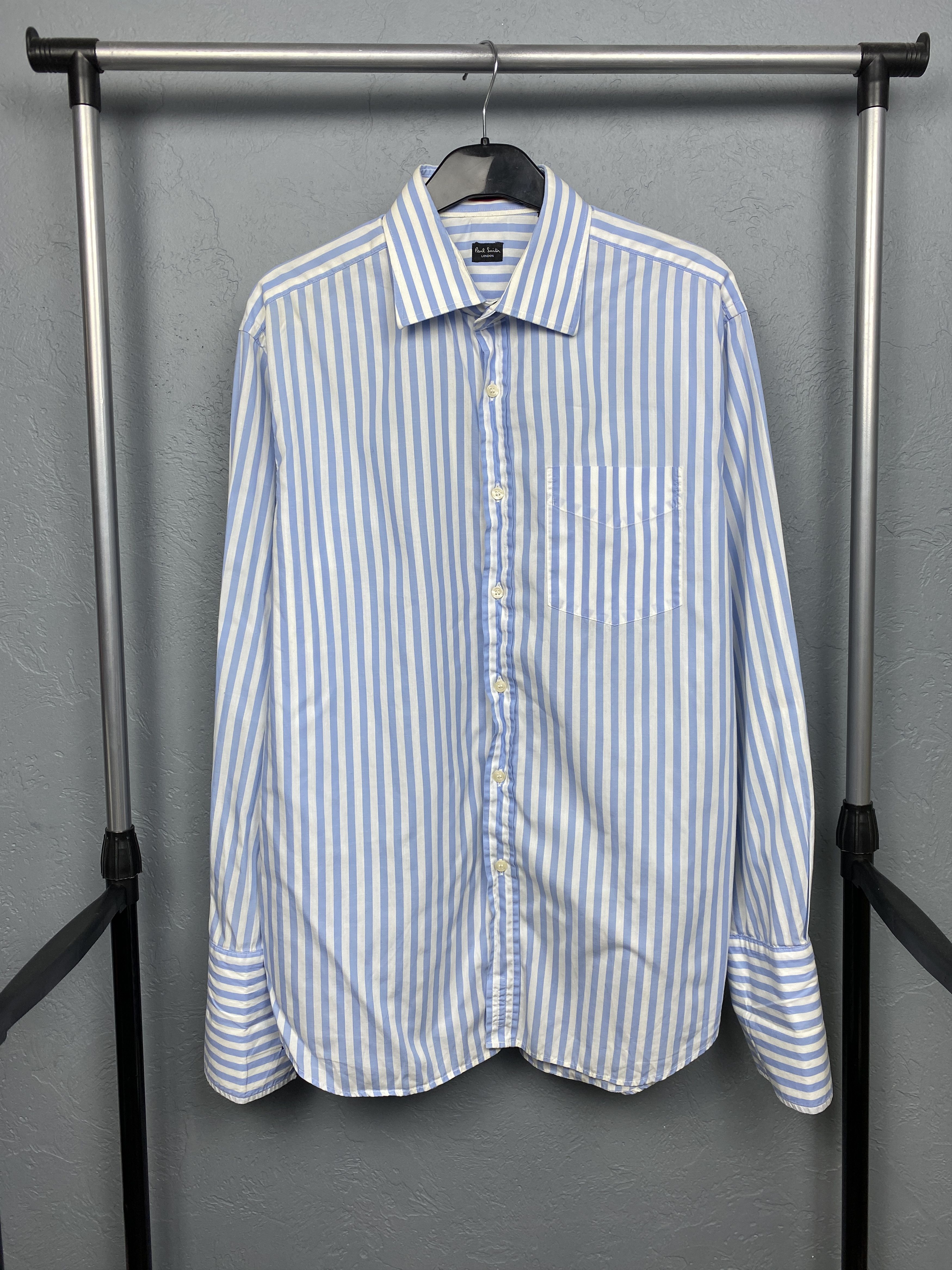Paul Smith Paul Smith London Long Sleeve Striped Shirt on cufflinks Size US L / EU 52-54 / 3 - 1 Thumbnail