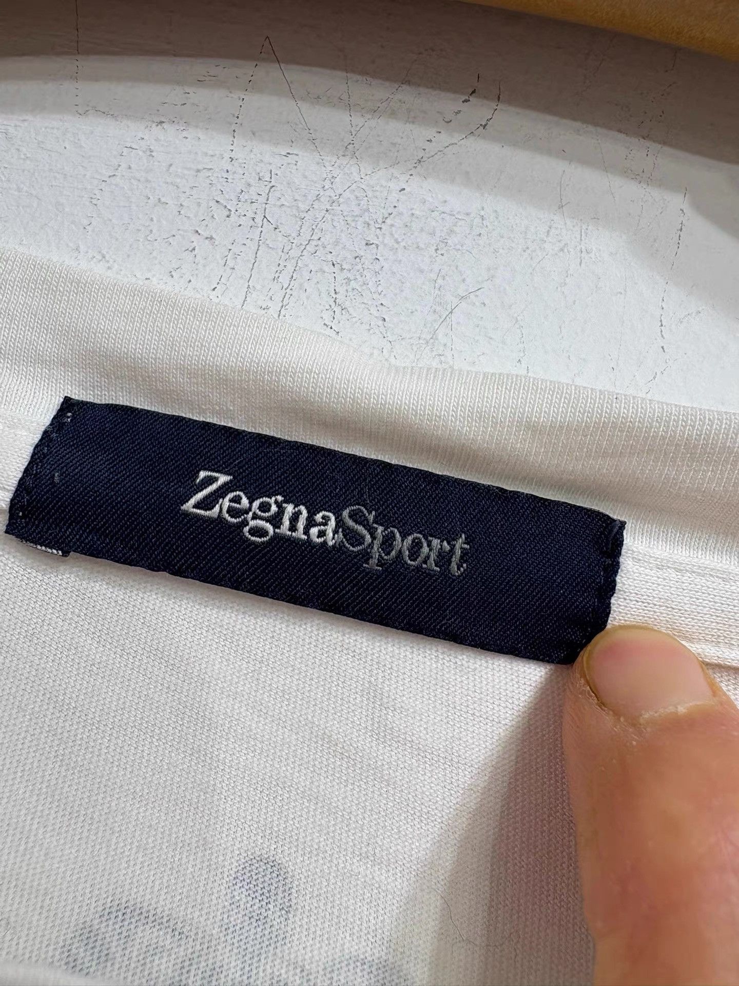 Z Zegna Zegna Men's White Short Sleeve T-shirt K29 Size US XXL / EU 58 / 5 - 3 Thumbnail