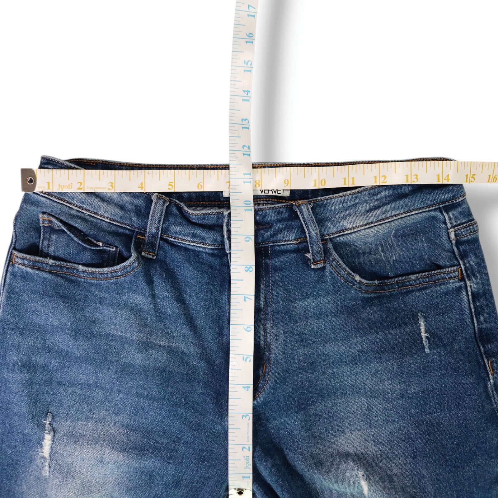 Other EUC Vervet Absolutely Good Boyfriend Jeans Sz. 28x27 Blue Size 28" / US 6 / IT 42 - 6 Thumbnail