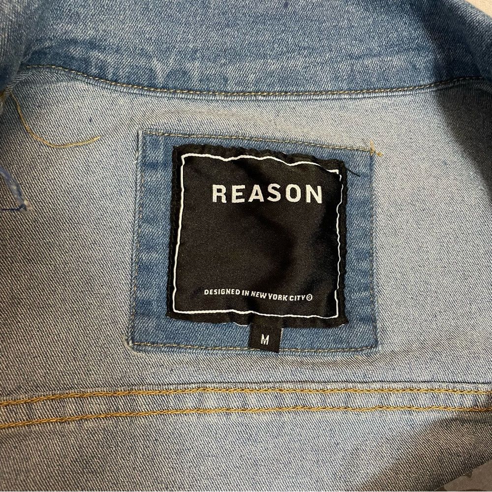 Reason NWT New Reason Paint Splatter Denim Jacket SIze M Size US M / EU 48-50 / 2 - 4 Thumbnail