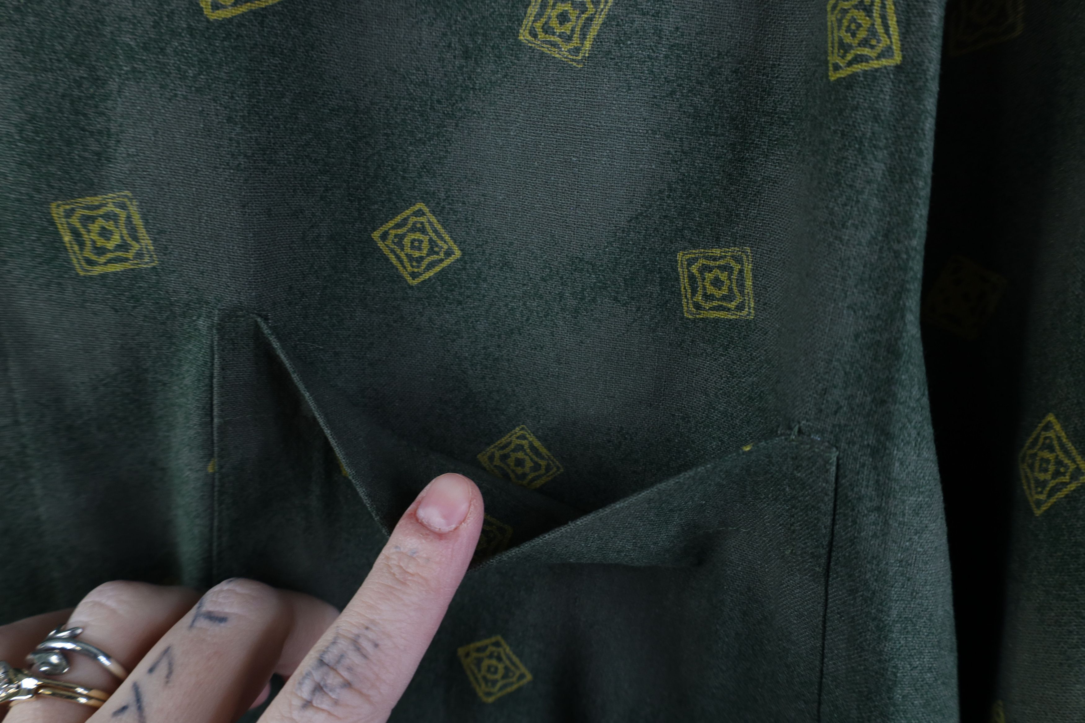 Vintage Deadstock Vintage 90s Y2K Streetwear Looped Collar Shirt Size US L / EU 52-54 / 3 - 6 Thumbnail