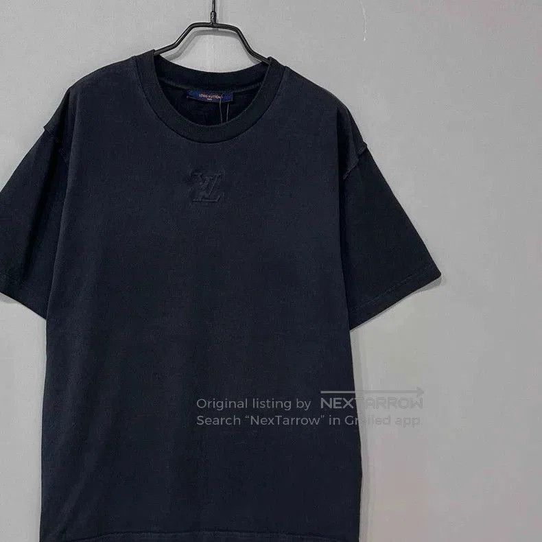 Louis Vuitton Louis Vuitton Black Logo Short Sleeve T. Size US L / EU 52-54 / 3 - 2 Thumbnail