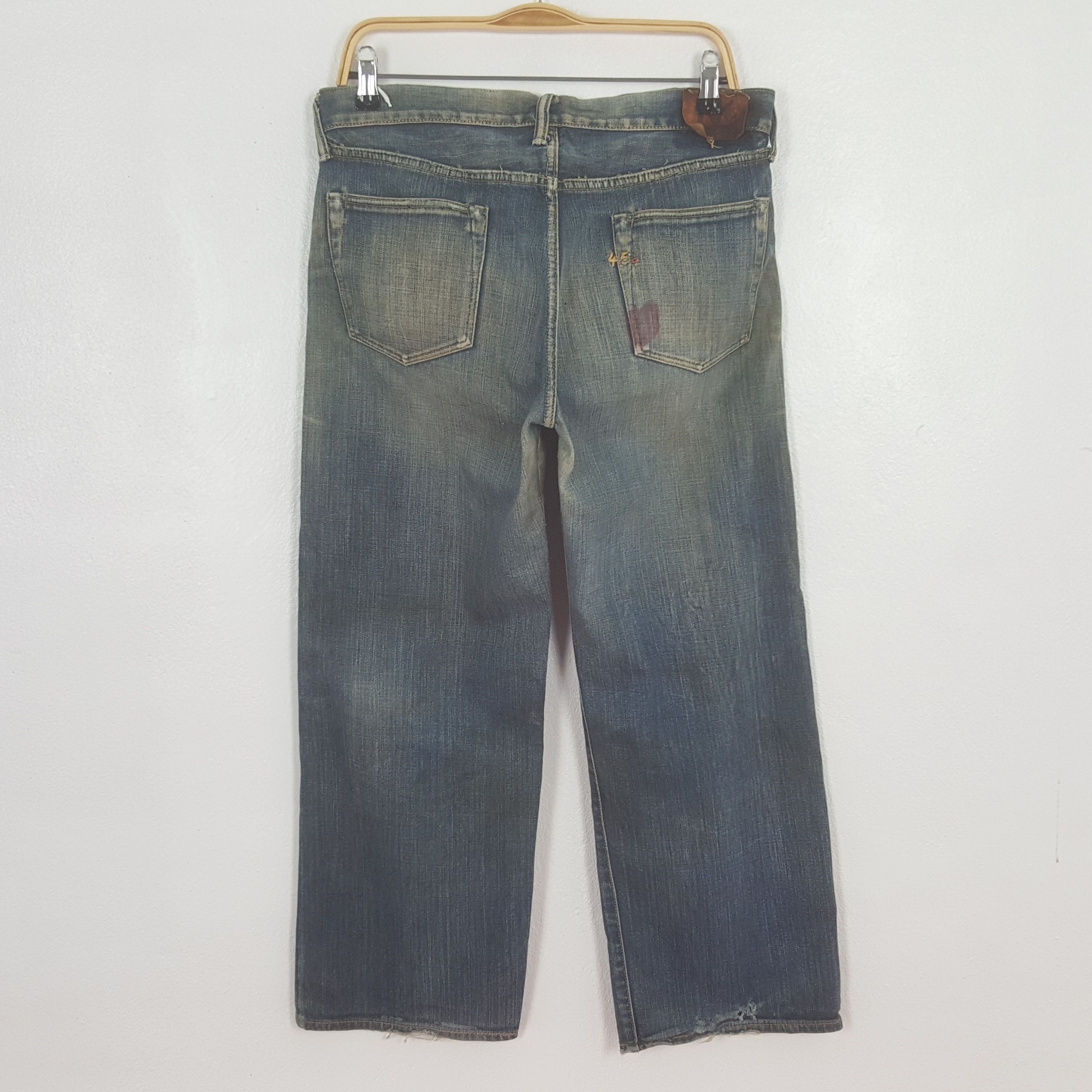 45rpm Vintage 45rpm Japanese Denim Jeans Size US 32 / EU 48 - 4 Thumbnail