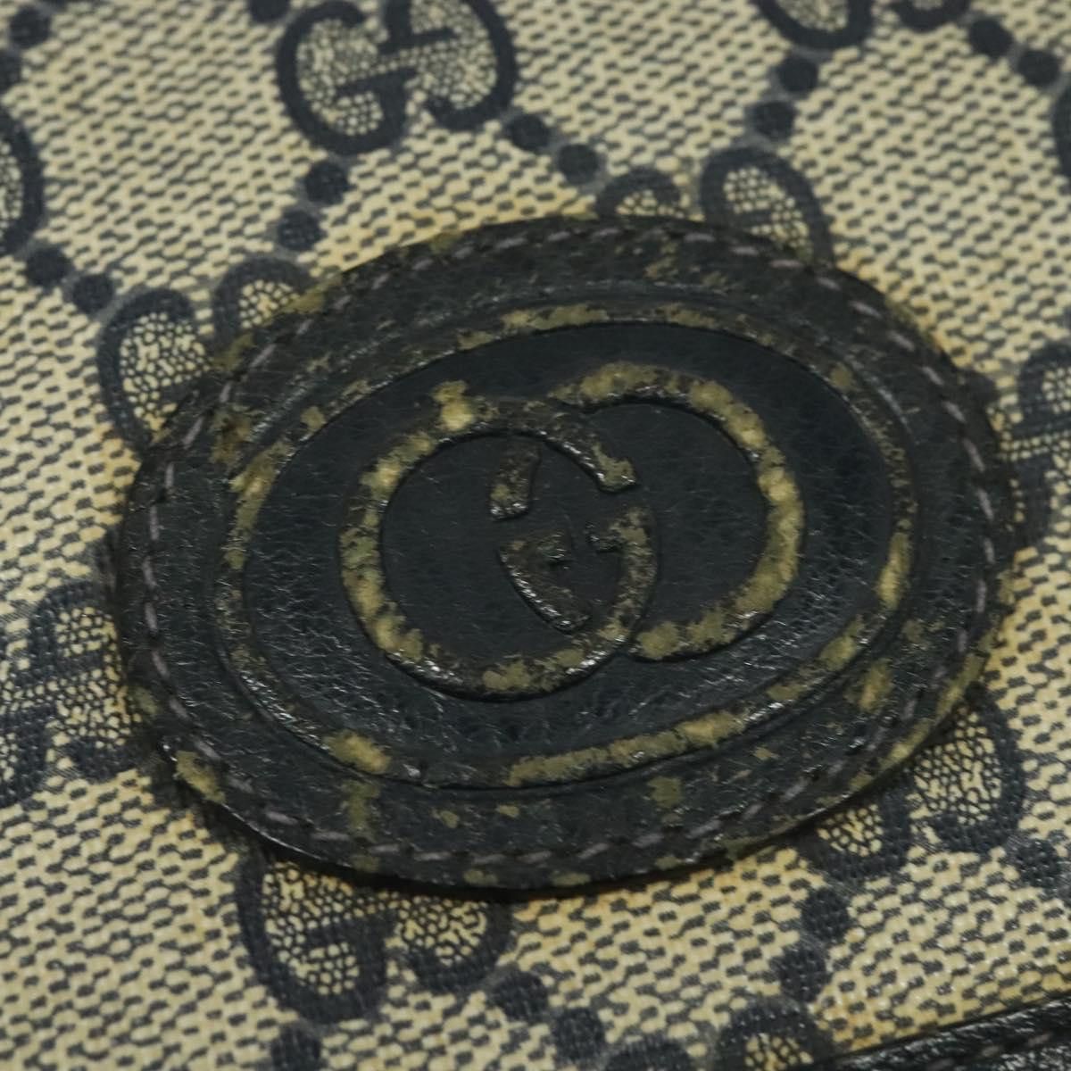 Gucci GUCCI GG Supreme Shoulder Bag Pvc Navy Gold Size ONE SIZE - 14 Thumbnail