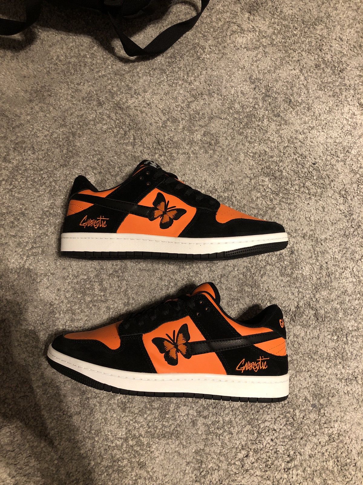 image of Gnarcotic Sb Butterfly - Us11 Eu44 Shoes in Black/Orange, Men's