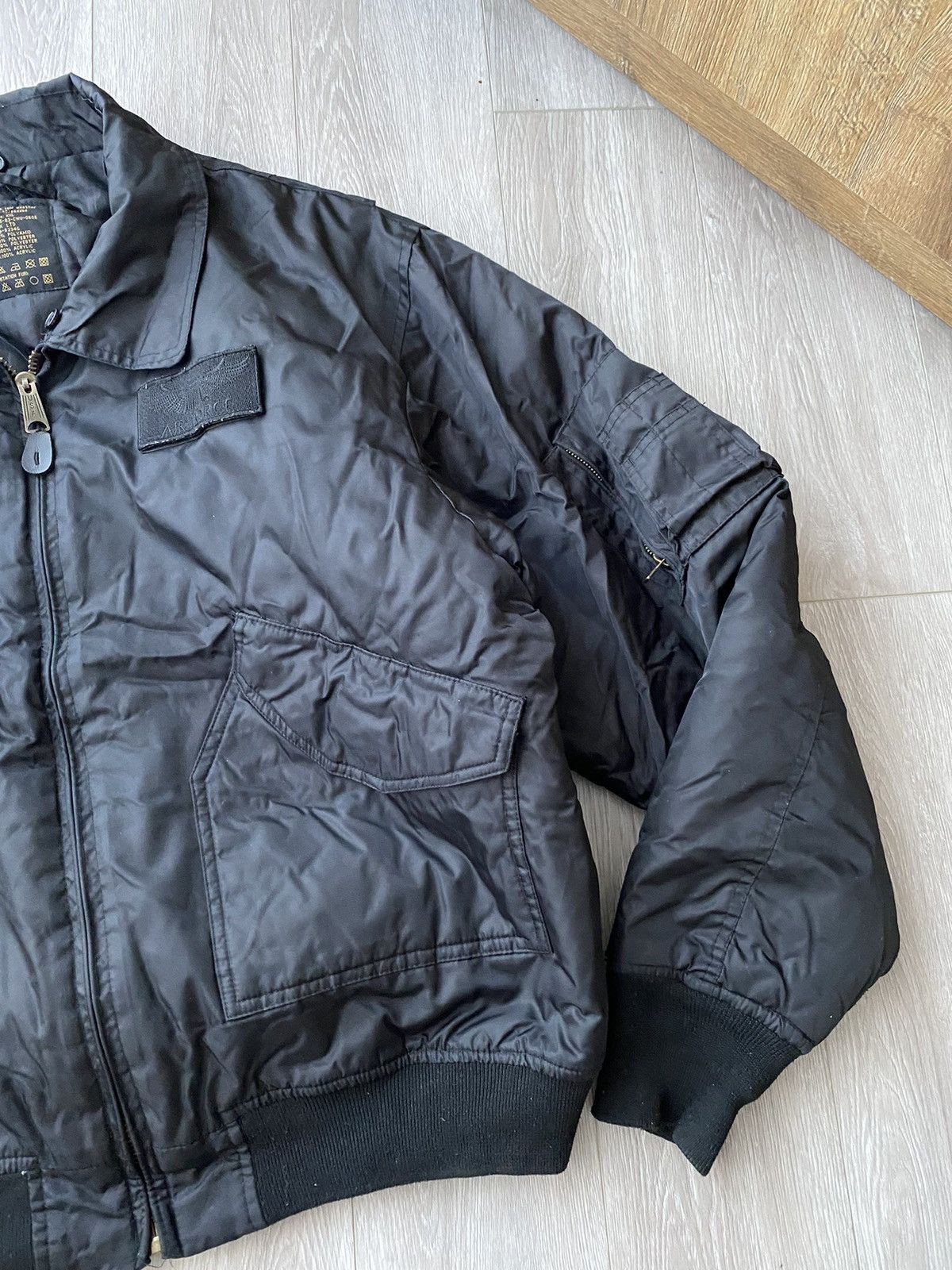 Vintage Vintage Bomber Jacket CWU45-P (Ideal Zipper) Size Medium Size US XXL / EU 58 / 5 - 4 Thumbnail