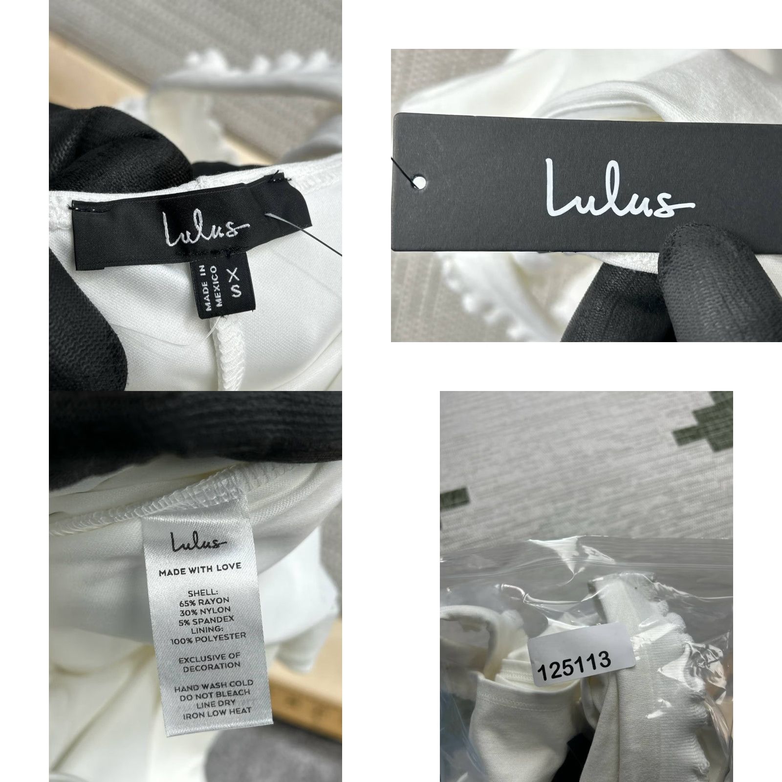 Lulus Lulus Bodycon Midi Dress Womens XS White Stretch Knit Square Neck Shirt? Size XS / US 0-2 / IT 36-38 - 9 Thumbnail