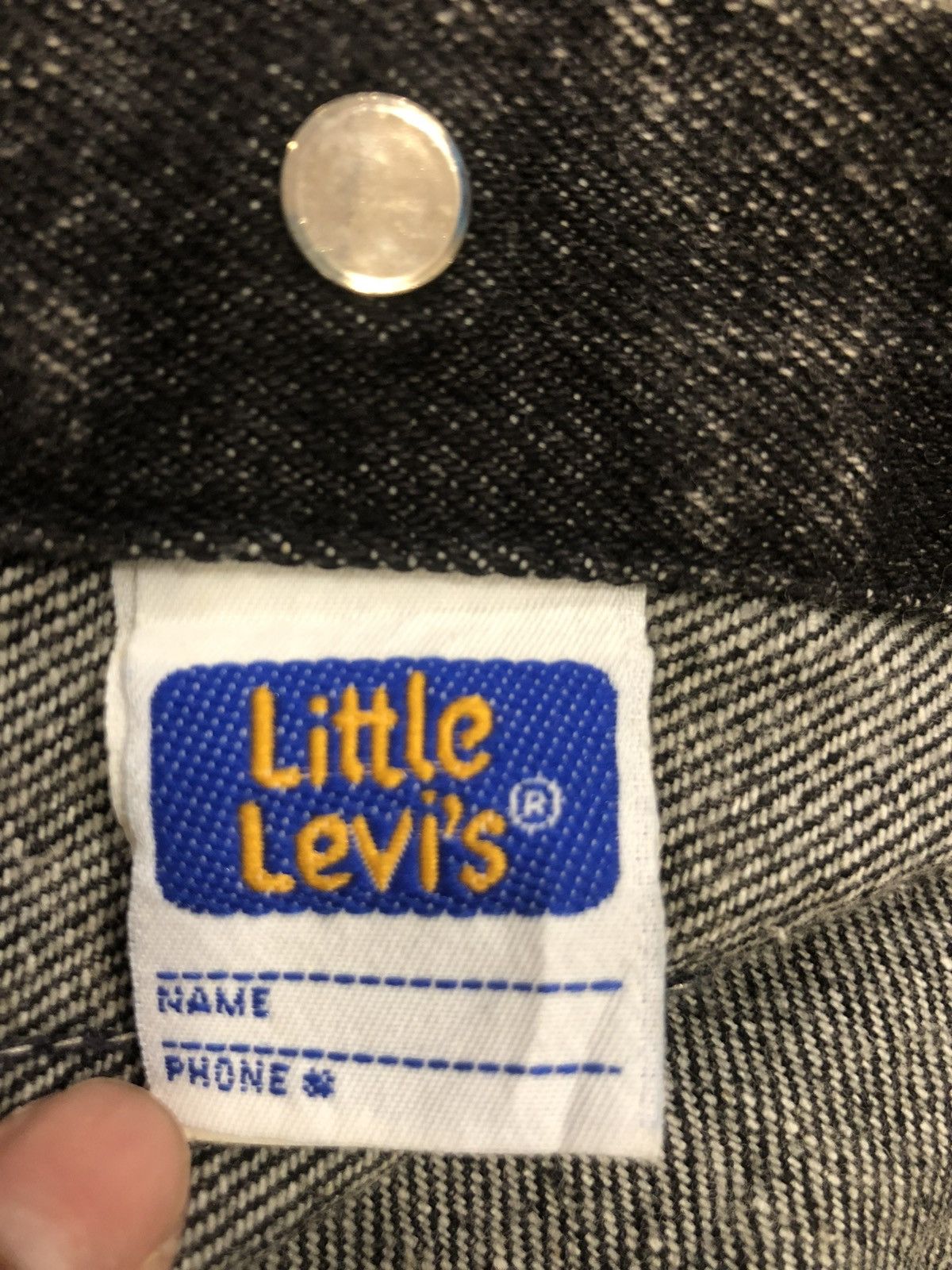 Levi's Little Levis Denim Jacket For Frame Collection Size US XXS / EU 40 - 14 Thumbnail