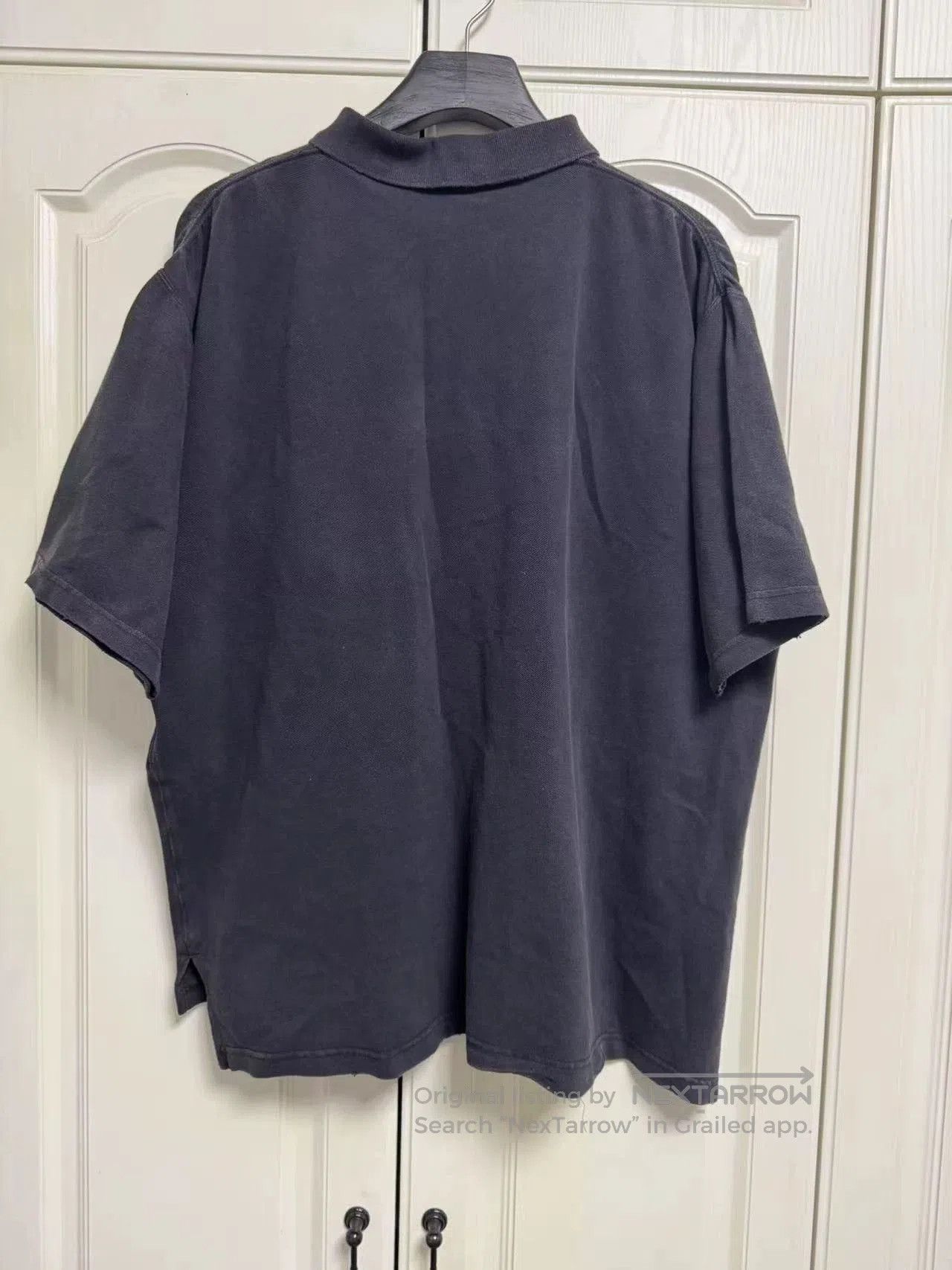 Balenciaga Balenciaga Black Wheat Embroidery Polo. Size US M / EU 48-50 / 2 - 2 Thumbnail