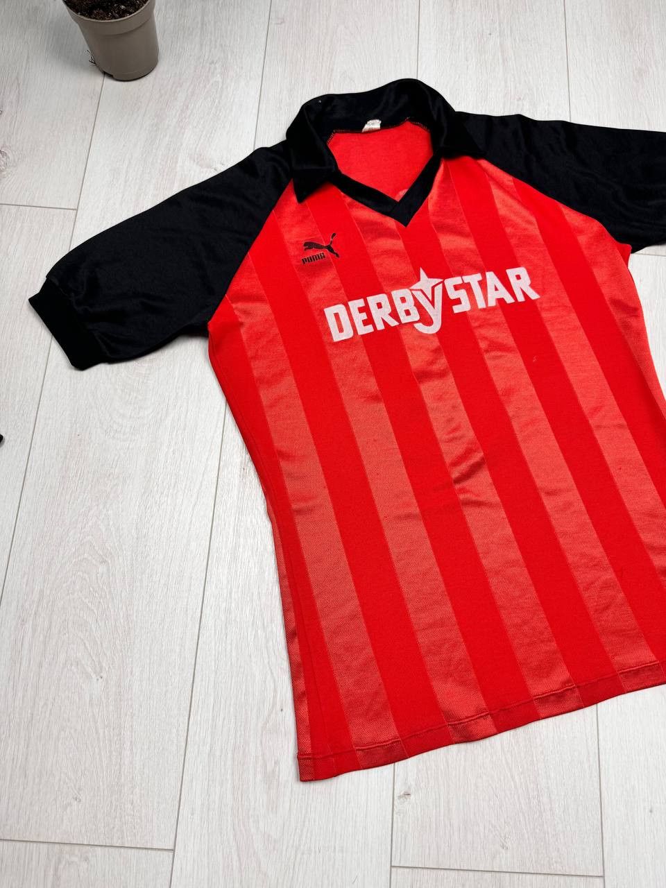 Puma Vintage 80-90s Puma Derby Star jersey #3 GOCH Size US S / EU 44-46 / 1 - 2 Thumbnail