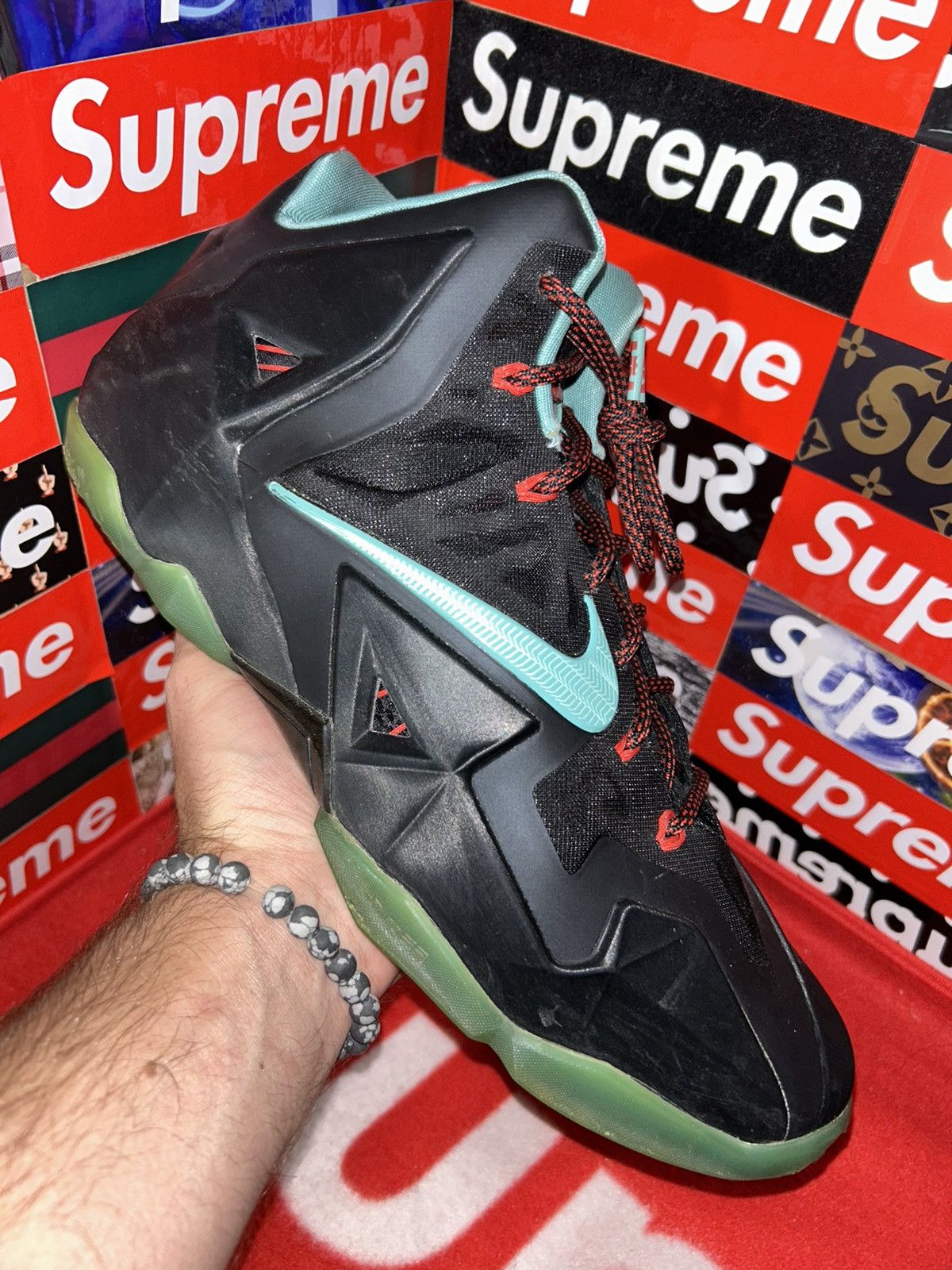 Nike Nike LeBron 11 Diffused Jade 616175-004 size 13 FULL ZOOM Size US 13 / EU 46 - 8 Thumbnail