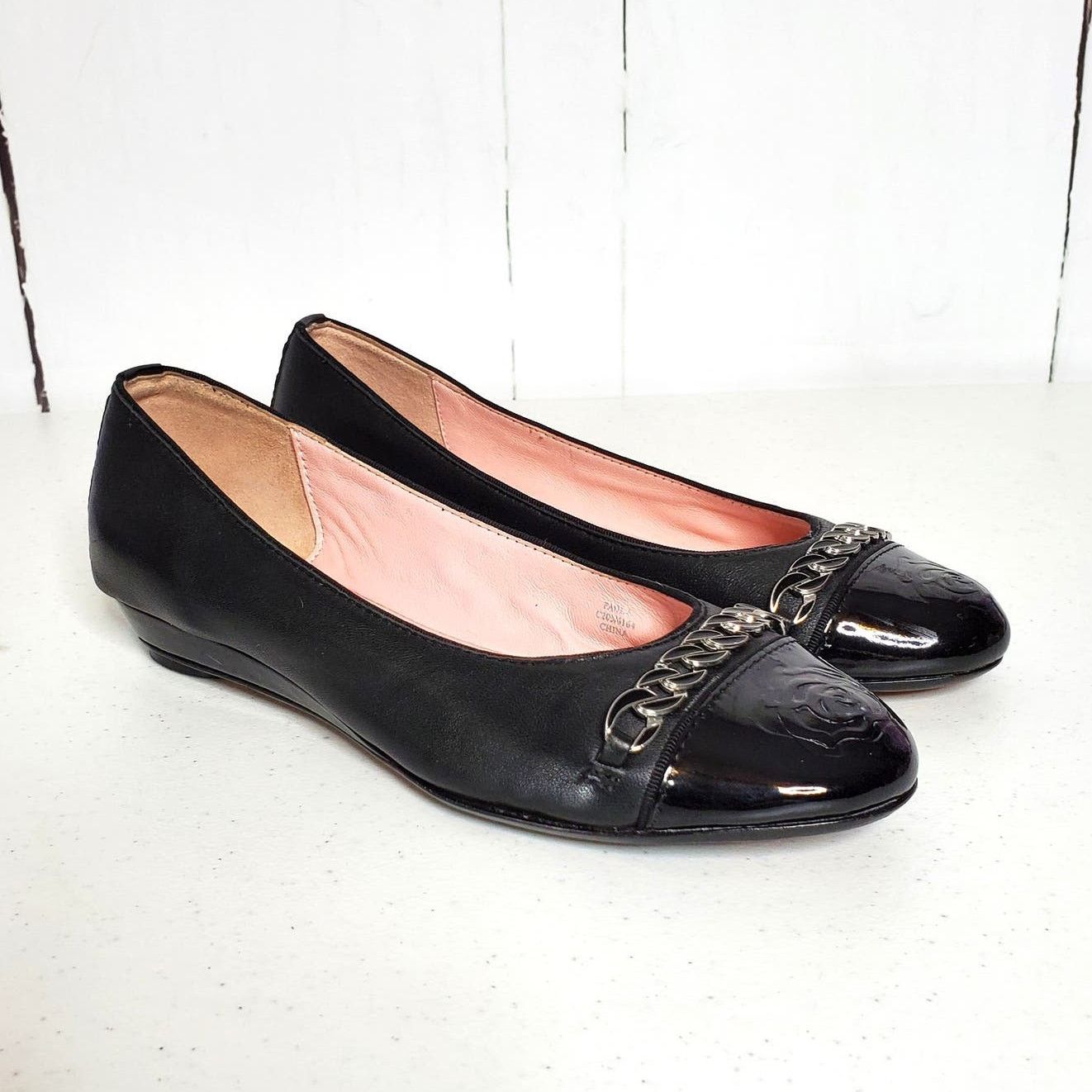 Other Taryn Rose Paola Soft Leather Cap Toe Ballerina Pumps 6 Size US 6 / IT 36 - 11 Thumbnail