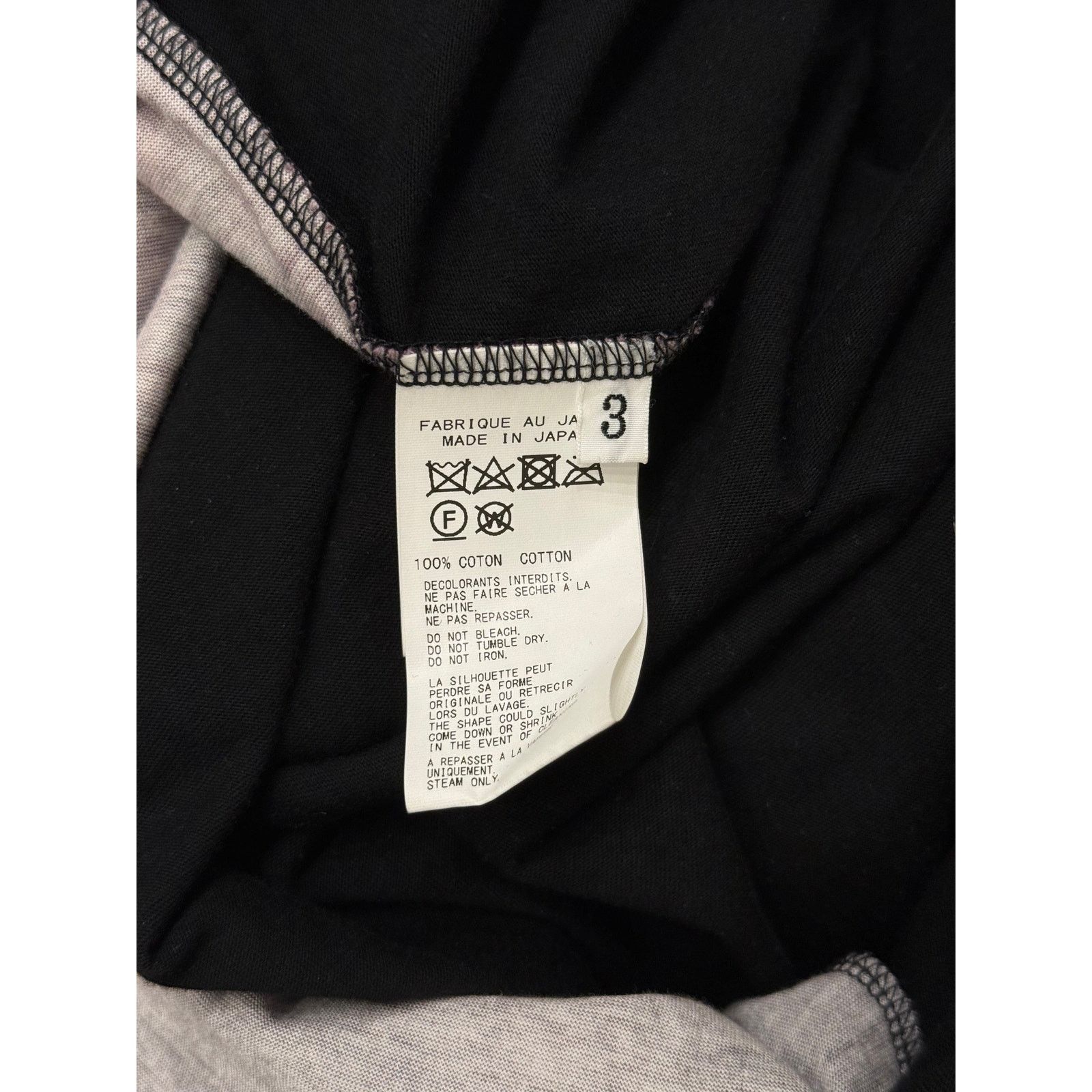 Yohji Yamamoto A/W2022 Yohji Yamamoto Pour Homme printed tee Size US M / EU 48-50 / 2 - 8 Thumbnail