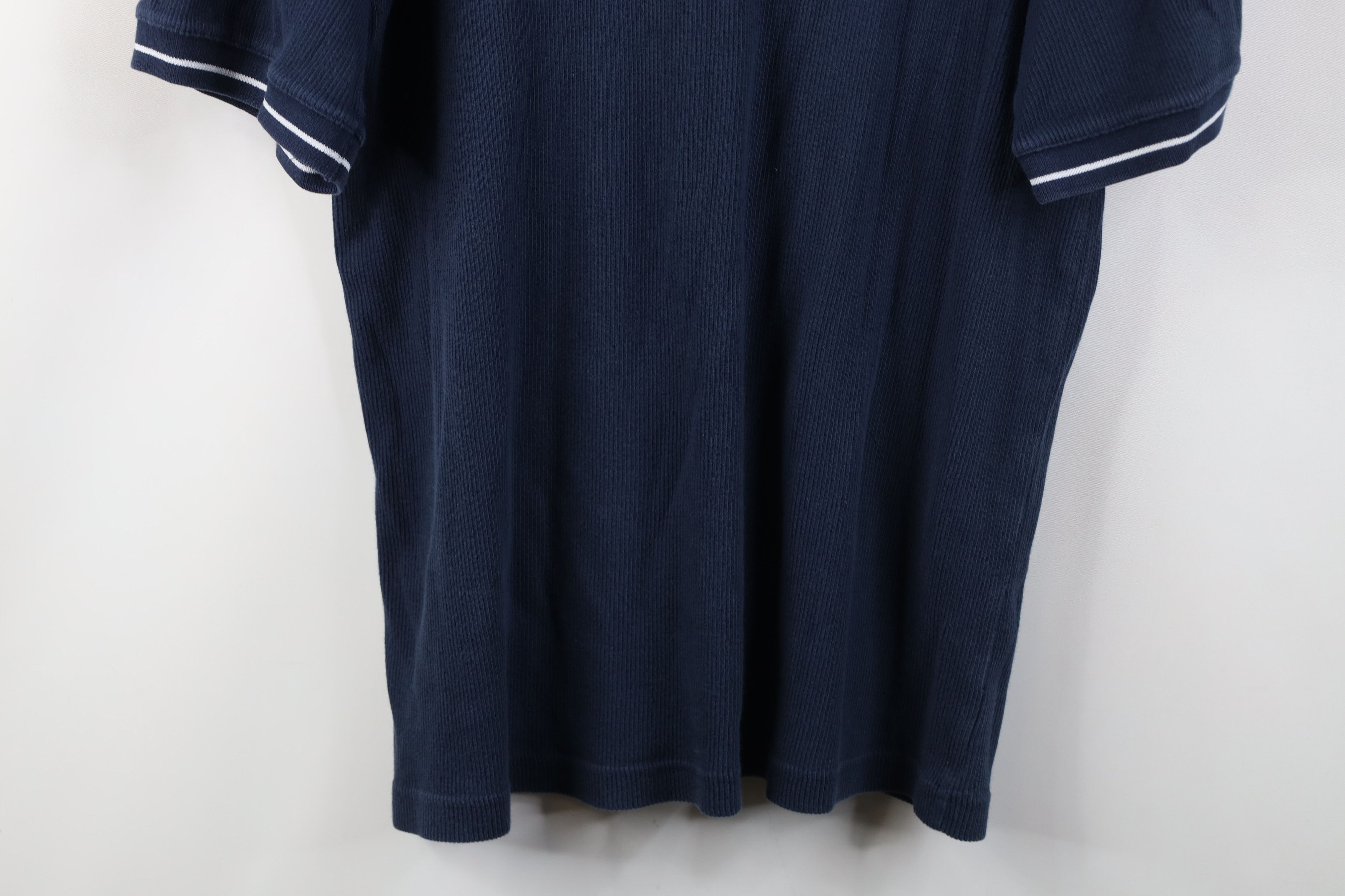 Tommy Hilfiger Vintage 90s Tommy Hilfiger Ribbed Knit Ringer T-Shirt Blue Size US XL / EU 56 / 4 - 13 Thumbnail