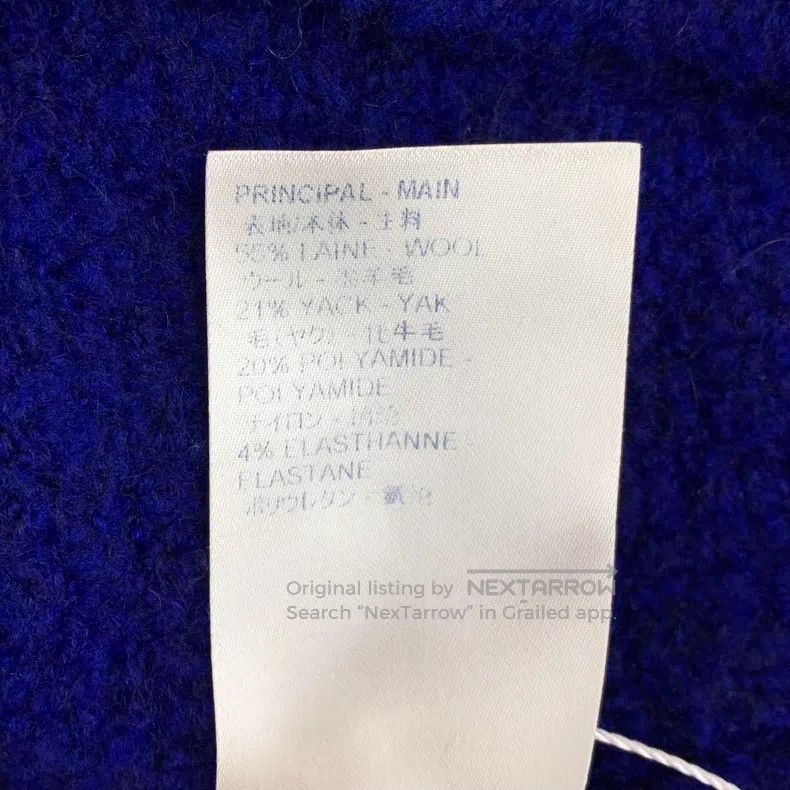 Louis Vuitton Louis Vuitton Navy logo intarsia wool crewneck long-sleeve Size US XS / EU 42 / 0 - 7 Thumbnail