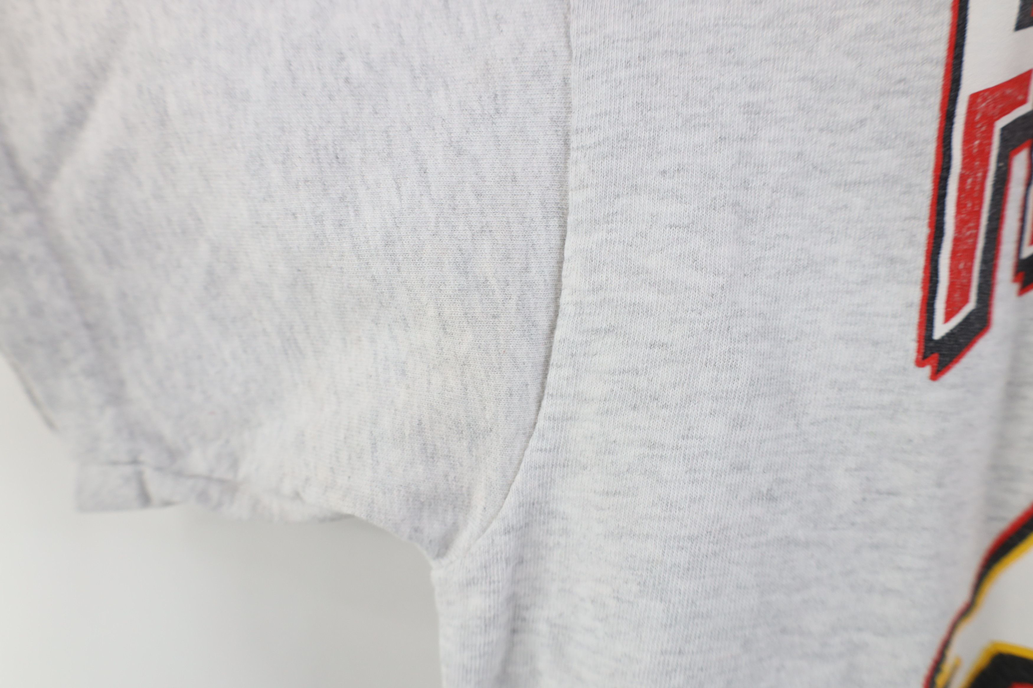 Vintage Vintage 90s Y2k Streetwear Kick Ash T-Shirt Heather Gray Size US L / EU 52-54 / 3 - 5 Thumbnail