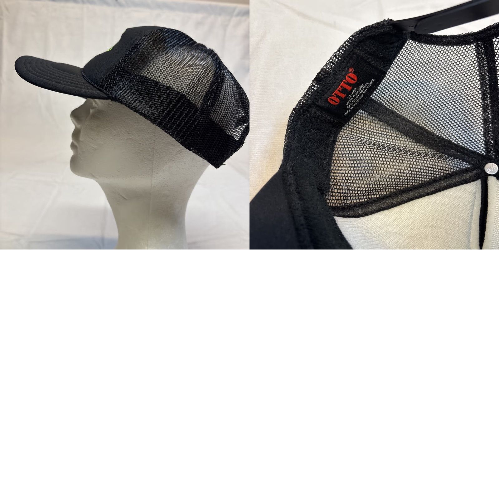 Vintage Post Malone’s Tour Posts Co. Trucker Hat Neon Green Embroidered Adjustable NWOT Hats Men One Size Green Size ONE SIZE - 8 Thumbnail