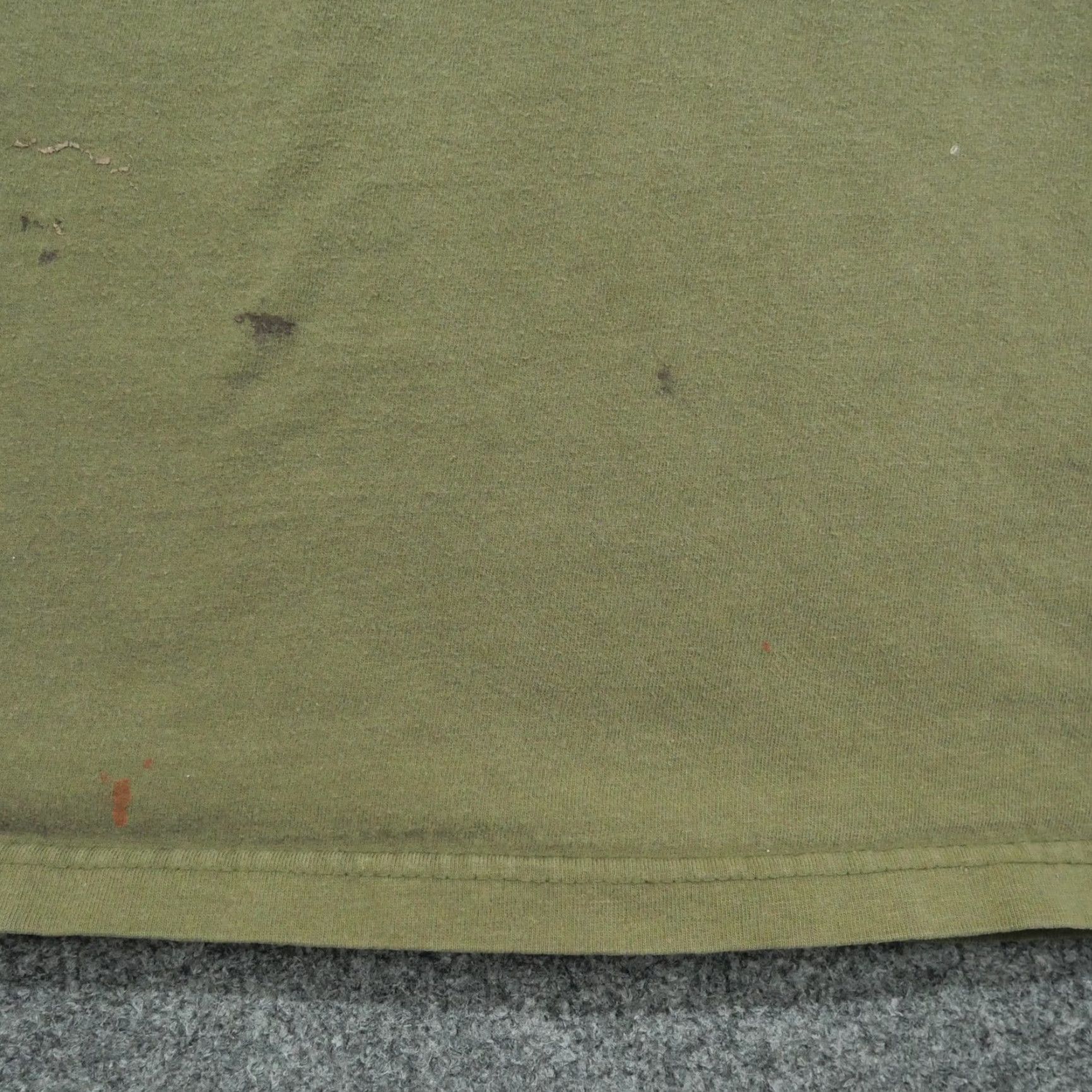 Vintage VINTAGE ODM T Shirt Adult Large Green Motorcycle Distressed Y2K Mens Shirts Crew Neck Short Sleeve Cotton Vintage Size US L / EU 52-54 / 3 - 4 Thumbnail