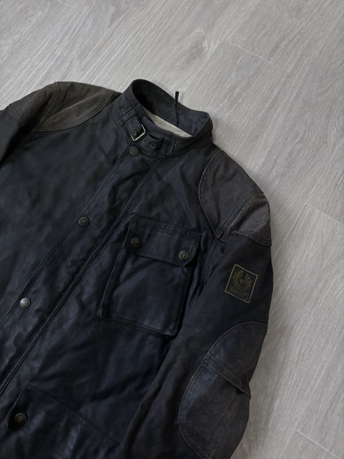 Belstaff Vintage Belstaff leather waterproof jacket mens 90s Size US XL / EU 56 / 4 - 2 Thumbnail