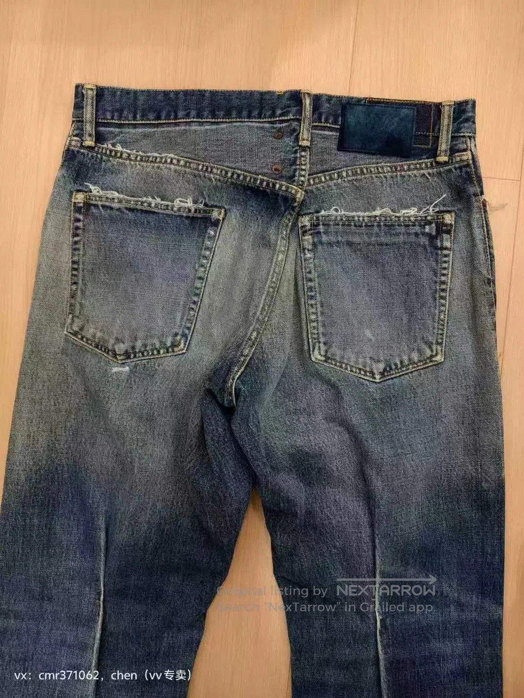 Visvim Blue Distressed Denim Jeans Size 34. Size US 34 / EU 50 - 5 Thumbnail