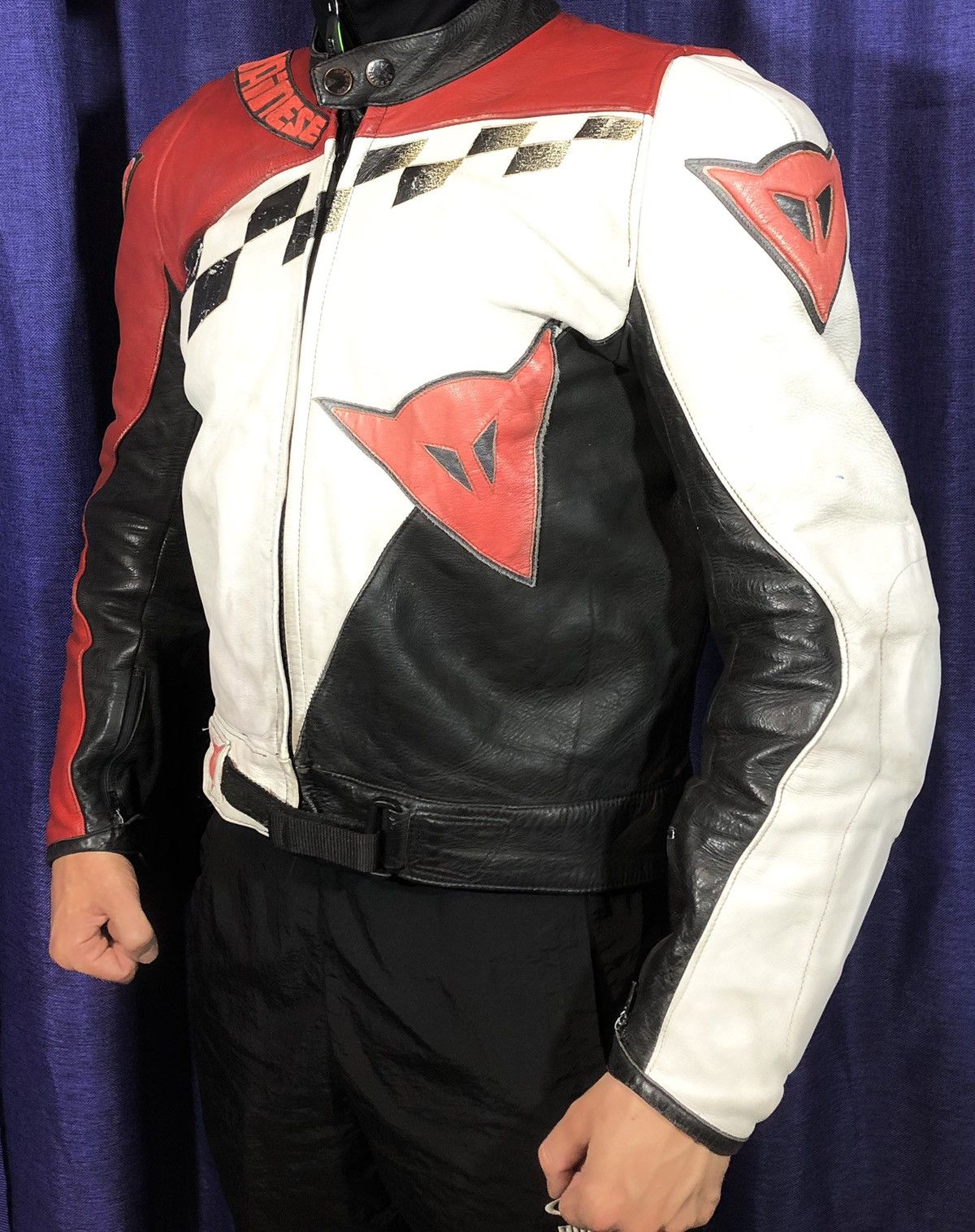 Ferrari × Harley Davidson × Vintage Dainese Ducati Motorcycle Moto leather jacket Racing Size US M / EU 48-50 / 2 - 3 Thumbnail