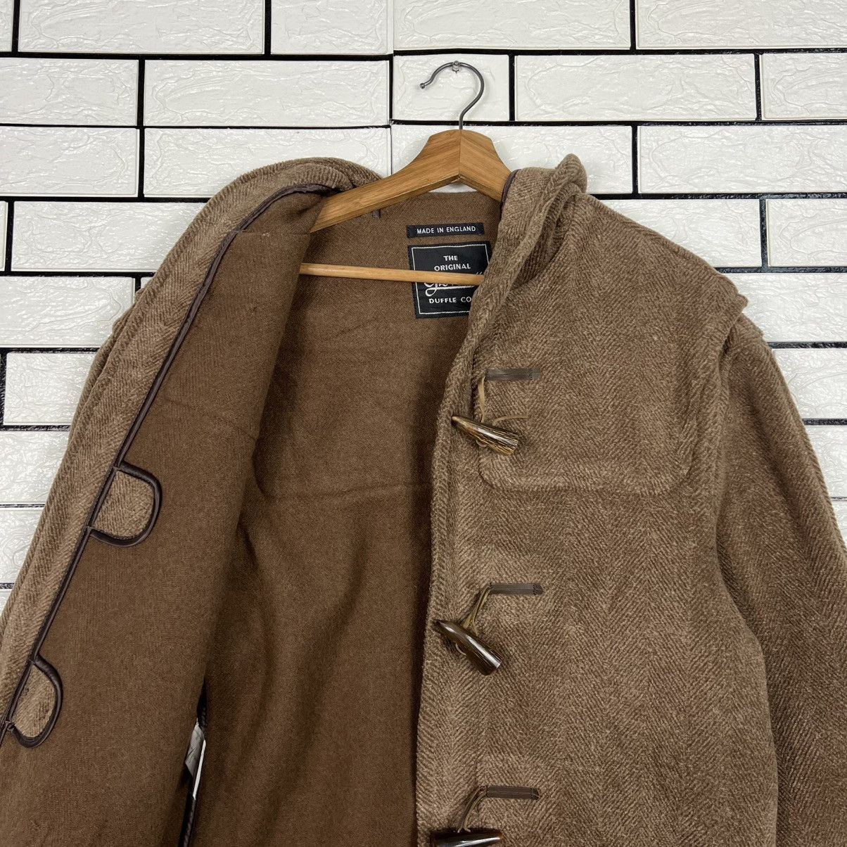 Gloverall Vintage GLOVERALL Herringbone Pattern Duffle Coat #4087-C186 Size US M / EU 48-50 / 2 - 11 Thumbnail