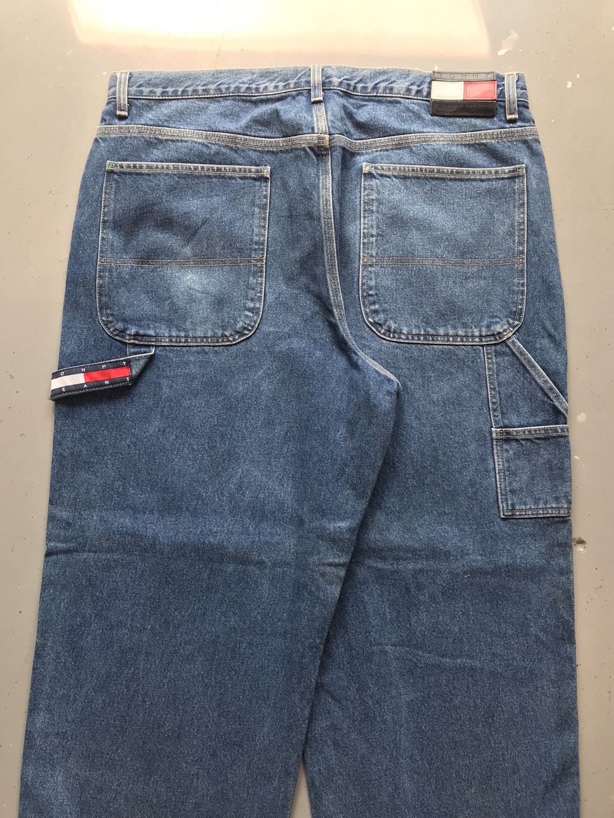Tommy Hilfiger × Vintage Vintage Tommy Hilfiger baggy fit carpenter denim Size US 40 / EU 56 - 10 Thumbnail