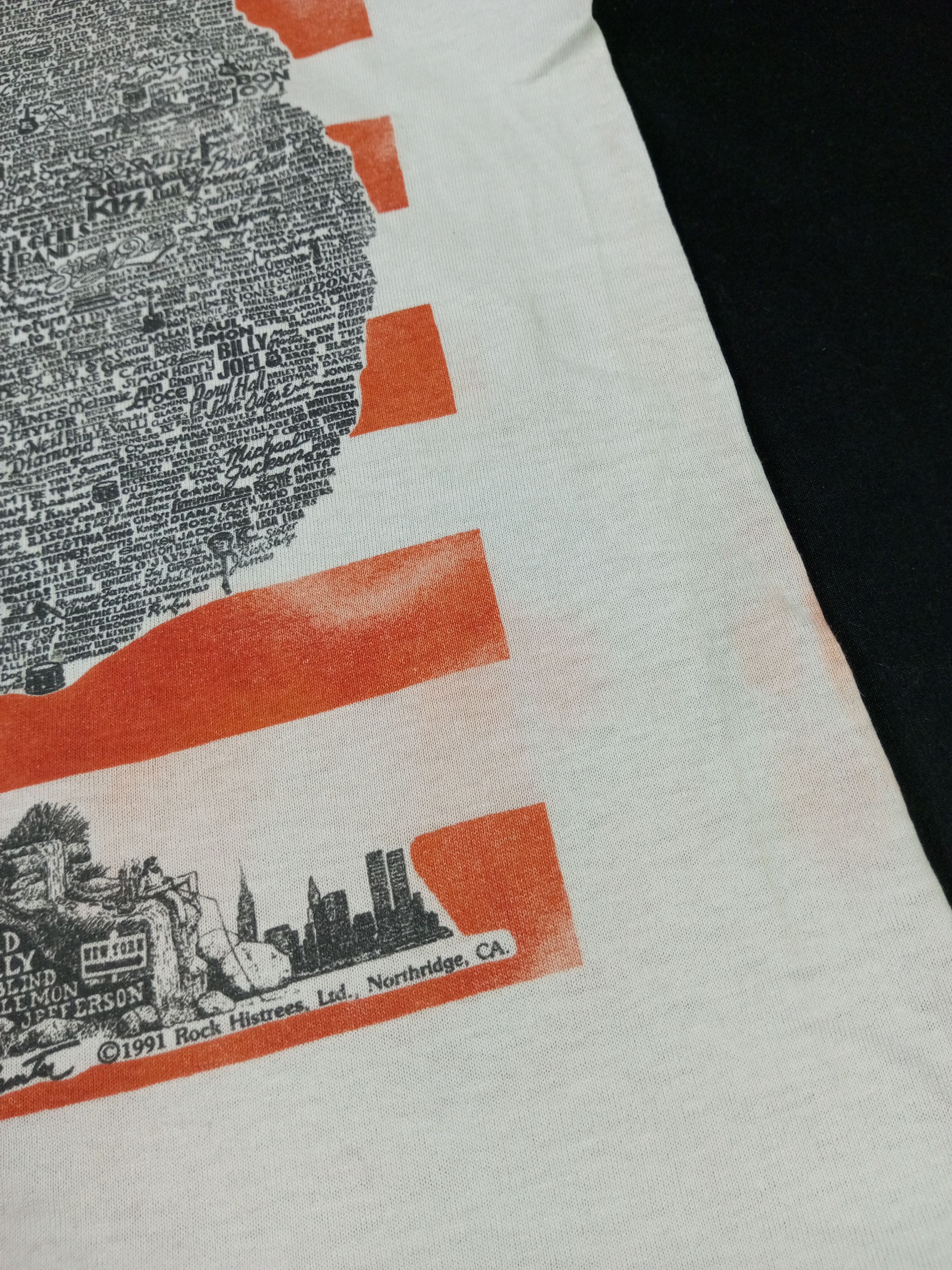 Band Tees × Vintage Vintage 90s Family Tree Of American Rock Tees Size US L / EU 52-54 / 3 - 7 Thumbnail