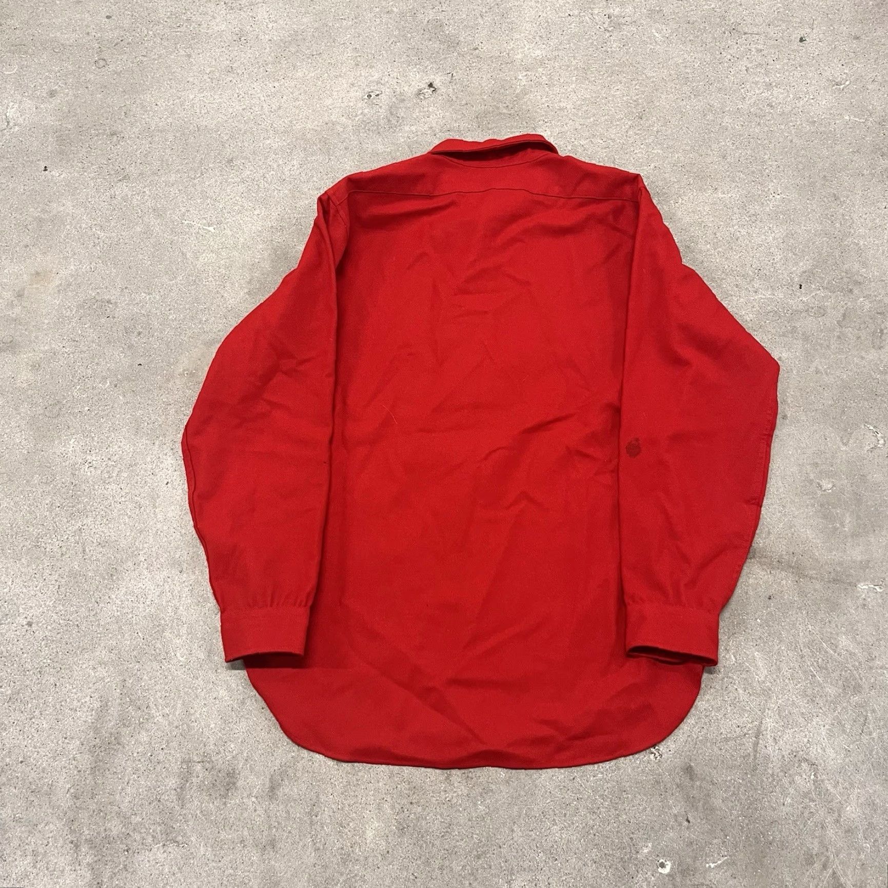Pendleton Pendleton Pure Virgin Wool Shirt Long Sleeve Button Up L Mens Red Wool Size US L / EU 52-54 / 3 - 3 Thumbnail