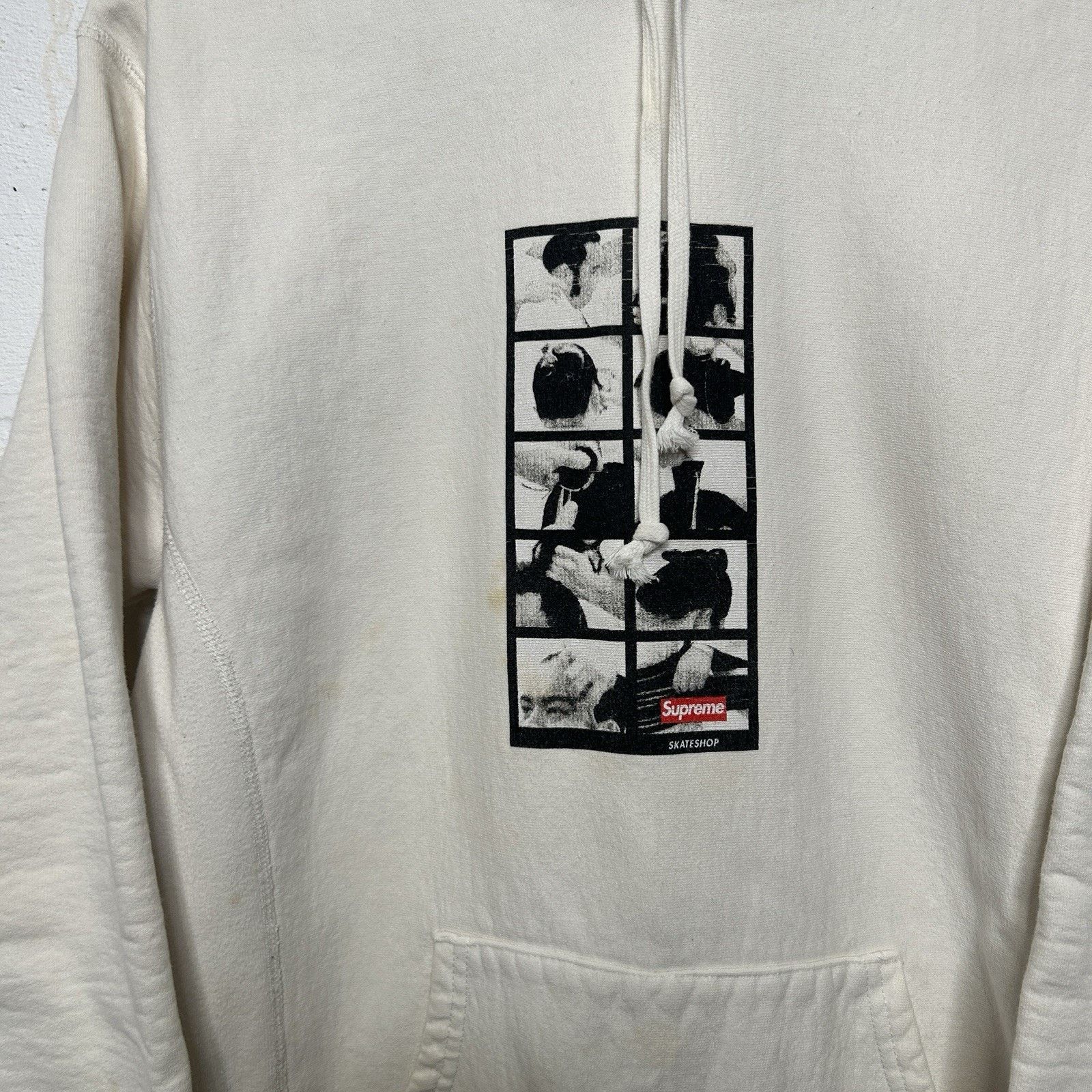 Supreme Supreme Sumo Hooded Sweatshirt “White” FW16 Size US L / EU 52-54 / 3 - 4 Thumbnail