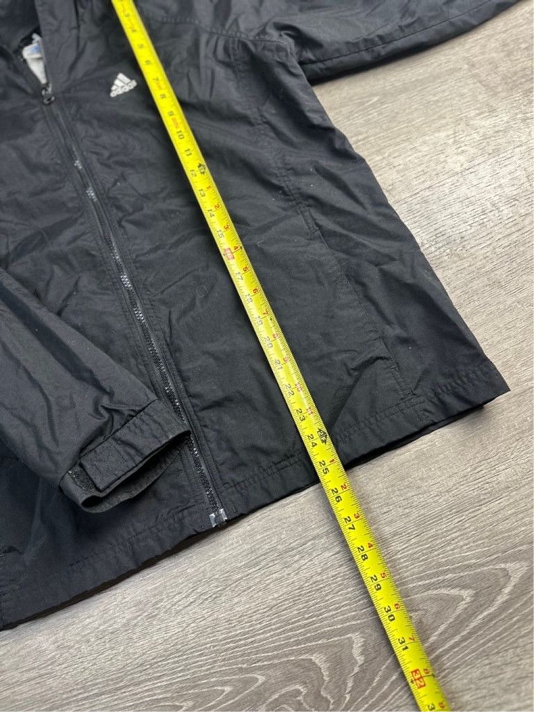 Adidas Men's Y2K Adidas Black Windbreaker Jacket Size L Size US L / EU 52-54 / 3 - 6 Thumbnail