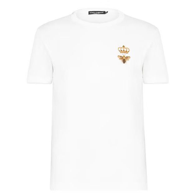 image of Dolce Gabbana O1G2R1Mq0324 T- Shirts In White, Men's (Size Small)