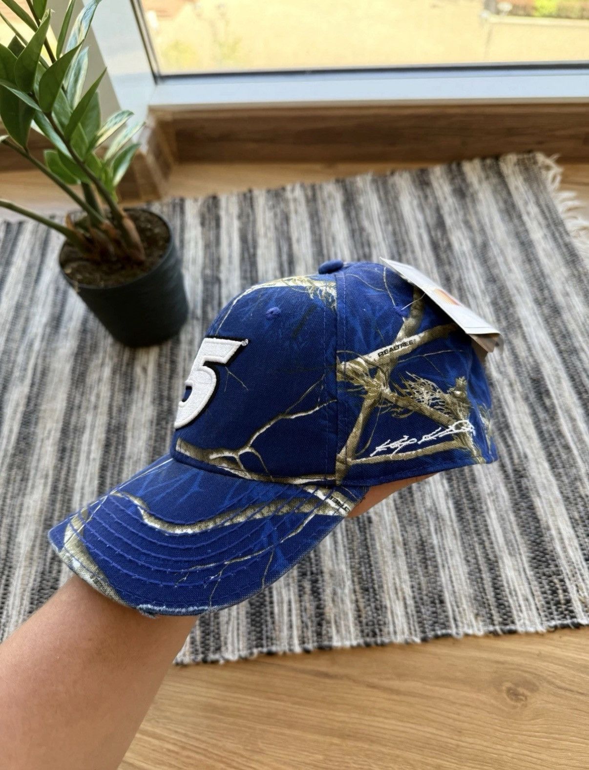 NASCAR NEW REAL TREE NASCAR RACING CAP SNAPBACK HAT BLUE Size ONE SIZE - 4 Thumbnail