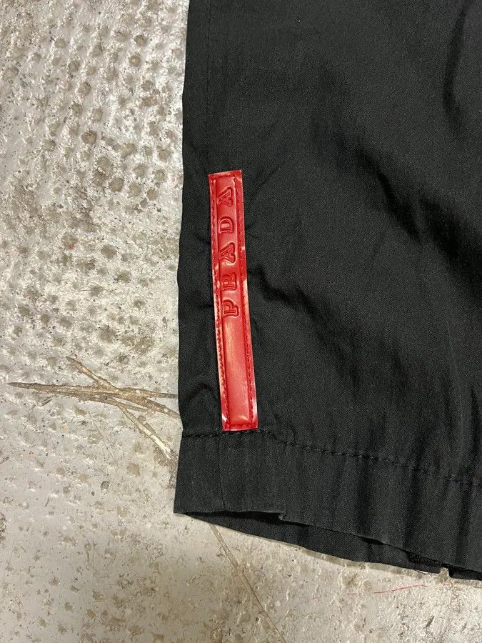 Prada × Vintage 2000s Prada Black Tactical Linea Rossa Sport Pants Size 27" / US 4 / IT 40 - 9 Thumbnail